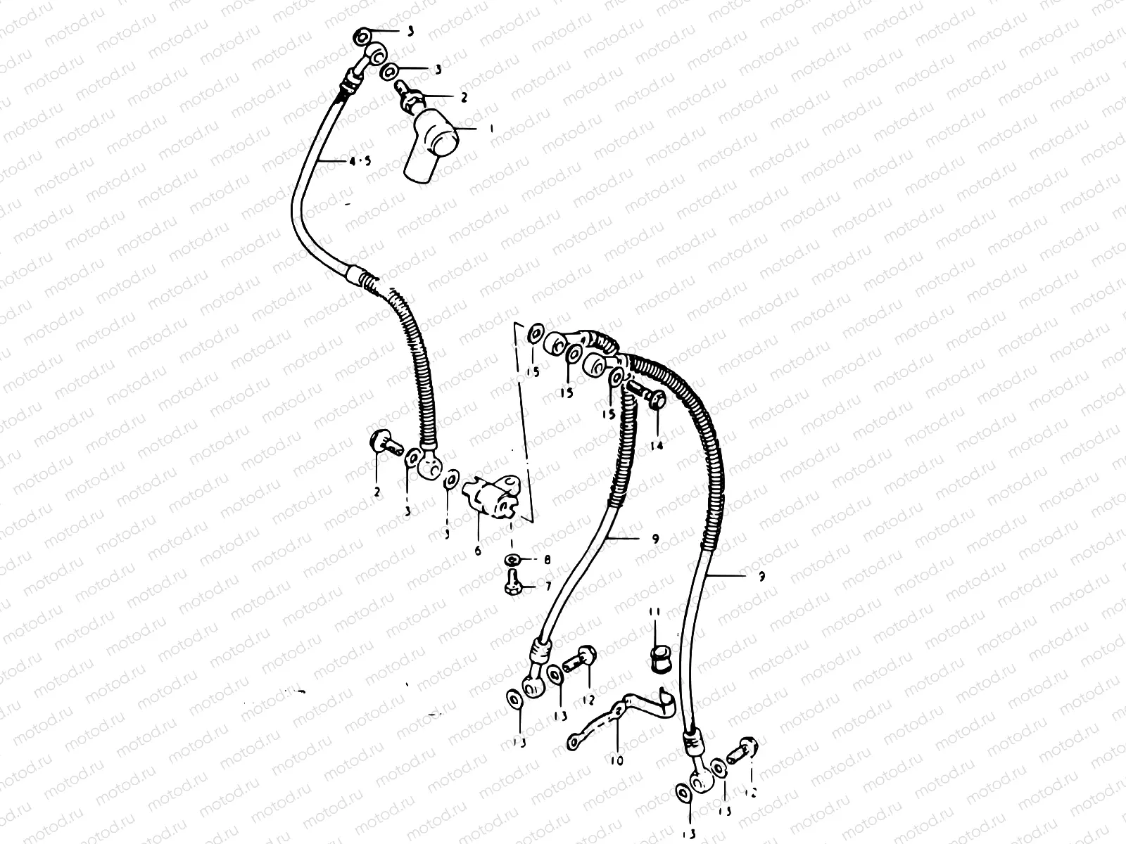 78 - FRONT BRAKE HOSE