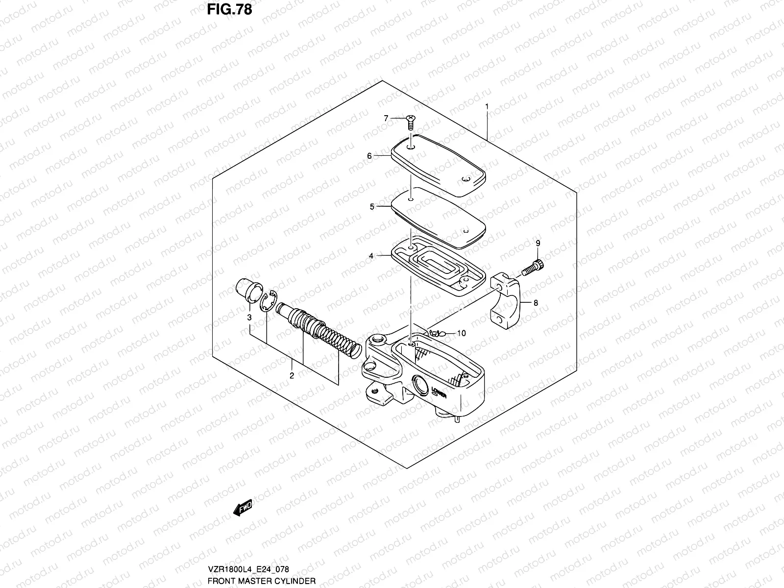 78 - FRONT MASTER CYLINDER (VZR1800ZL4 E24)