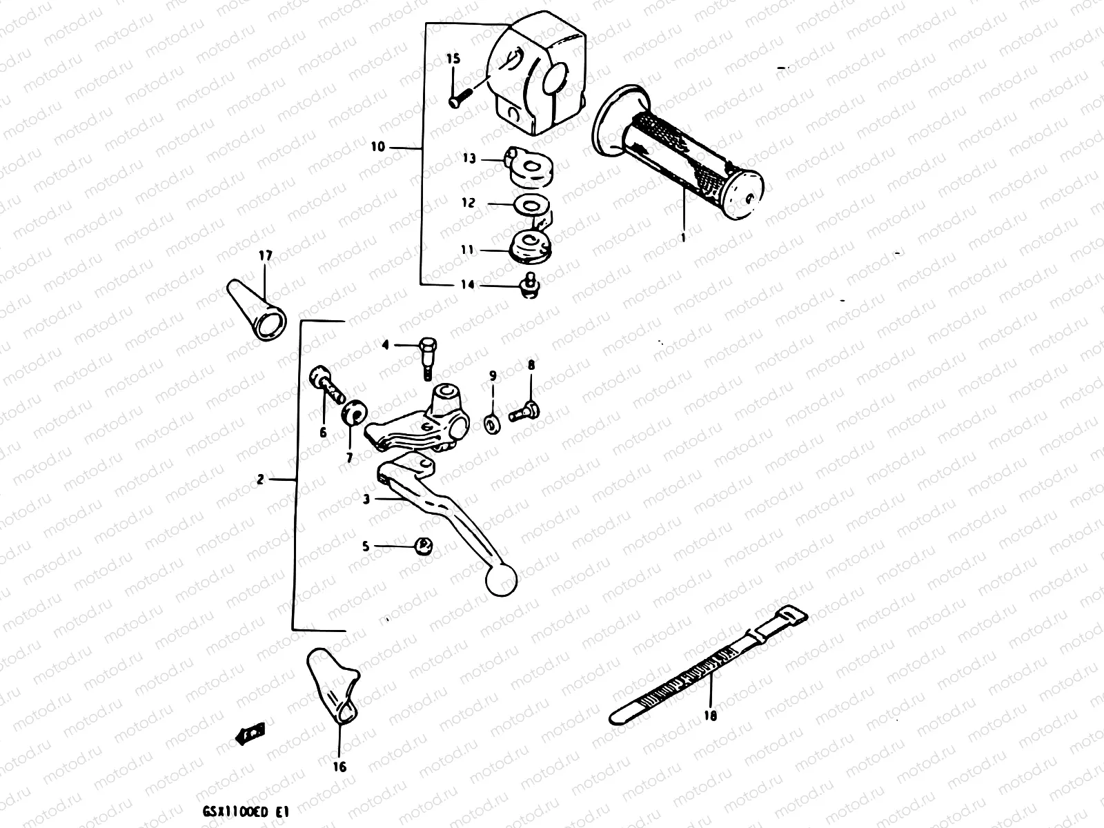 78 - LEFT HANDLE SWITCH (MODEL D)