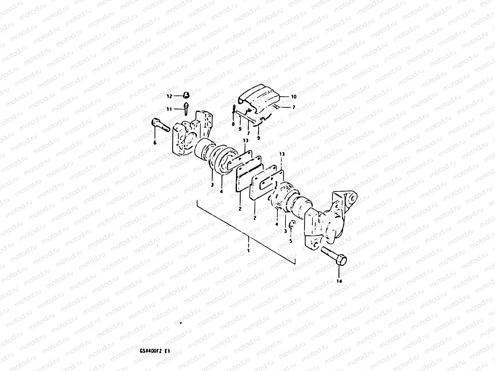 78 - REAR CARIPERS (E02, E22)