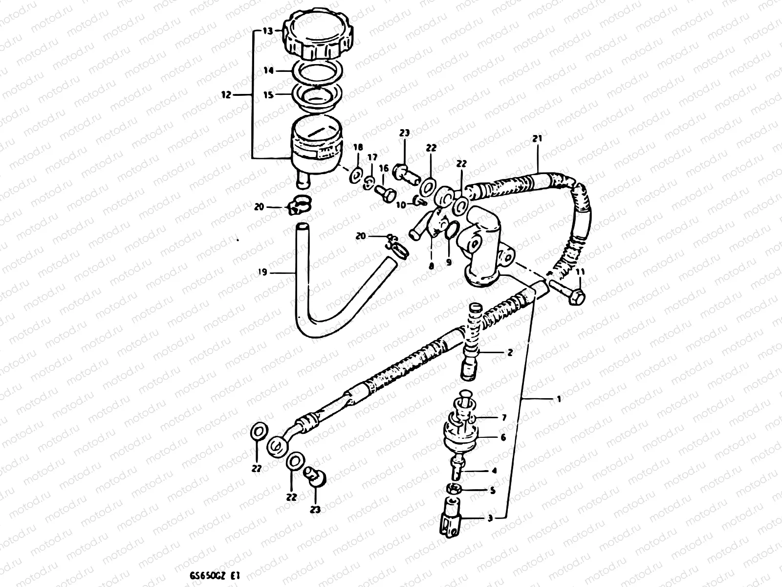 78 - REAR MASTER CYLINDER
