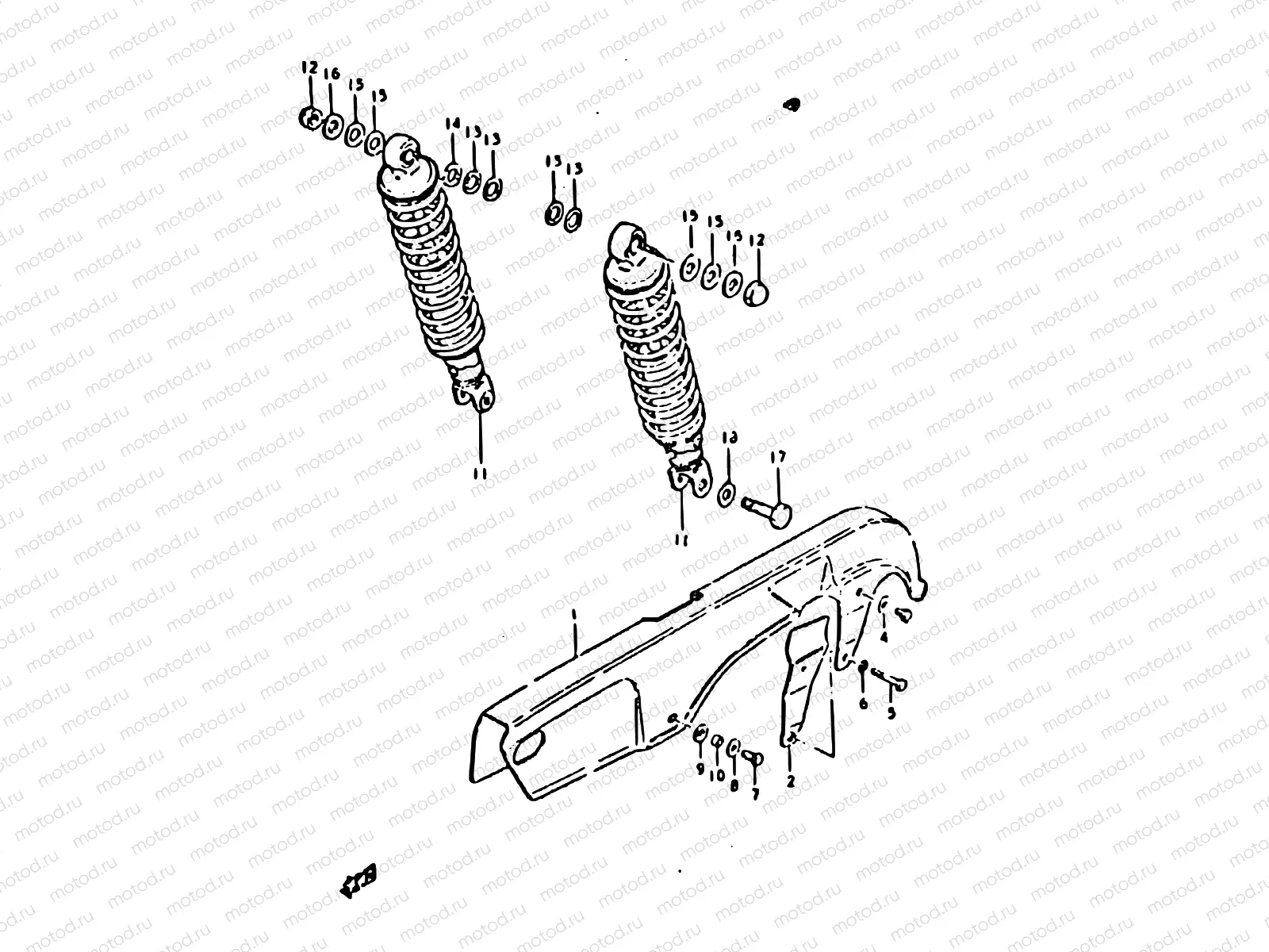 79 - CHAIN CASE - SHOCK ABSORBER