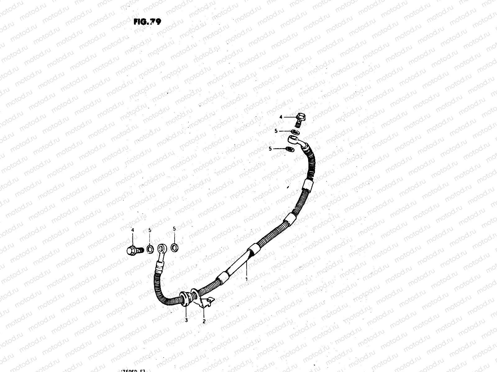 79 - REAR BRAKE HOSE