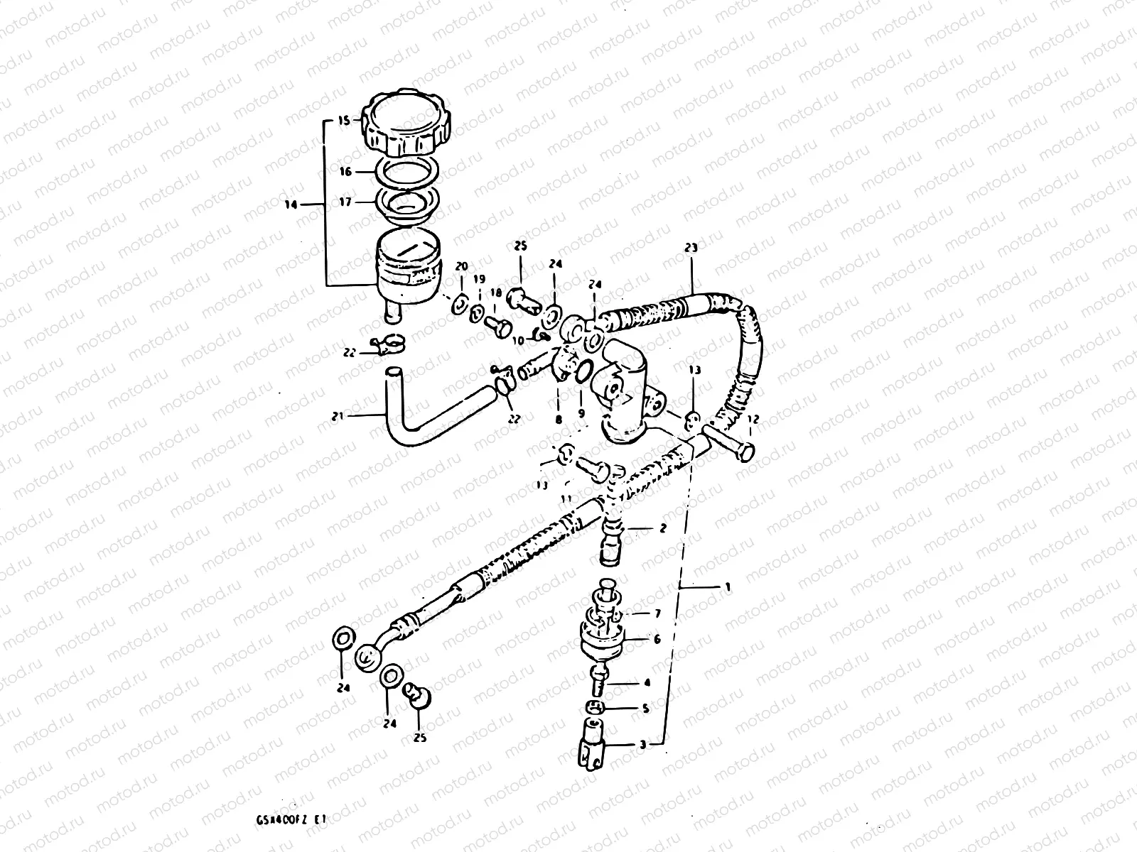 79 - REAR MASTER CYLINDER (E02, E22)
