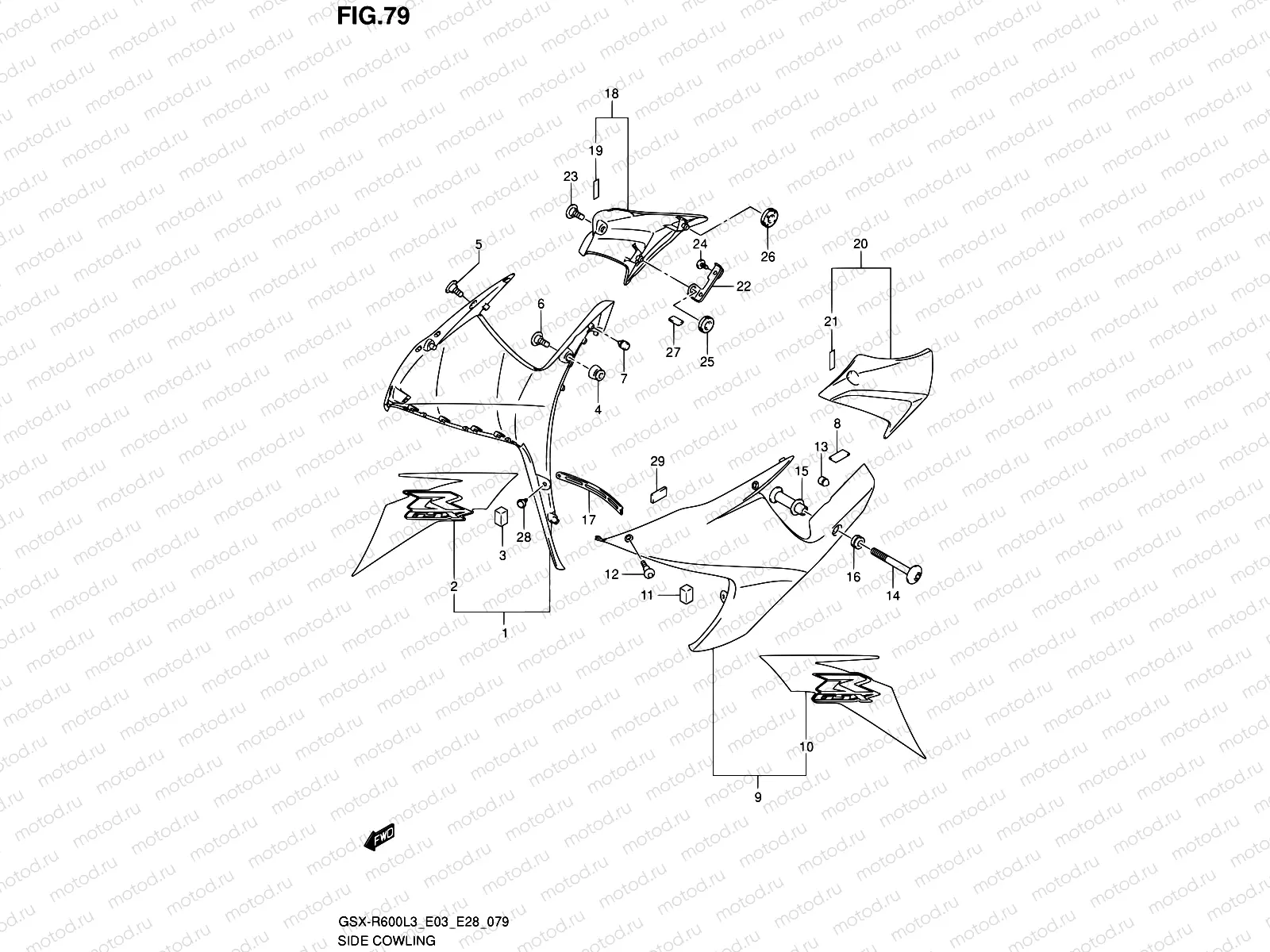79 - SIDE COWLING (AGS,AGT)