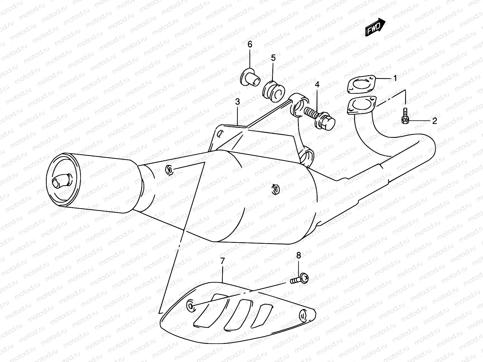 7A - MUFFLER (AE50RP/RR/RS/RT/RV)