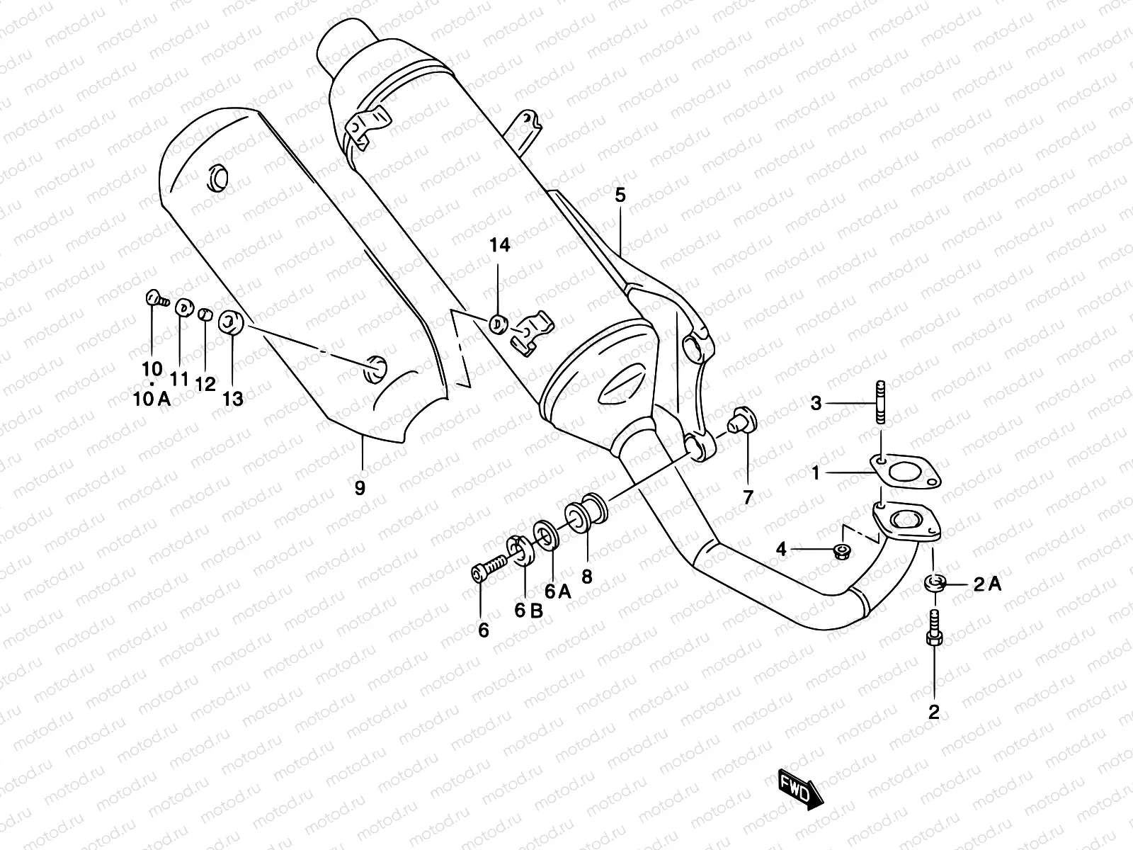 7A - MUFFLER (MODEL K1/K2 P26)