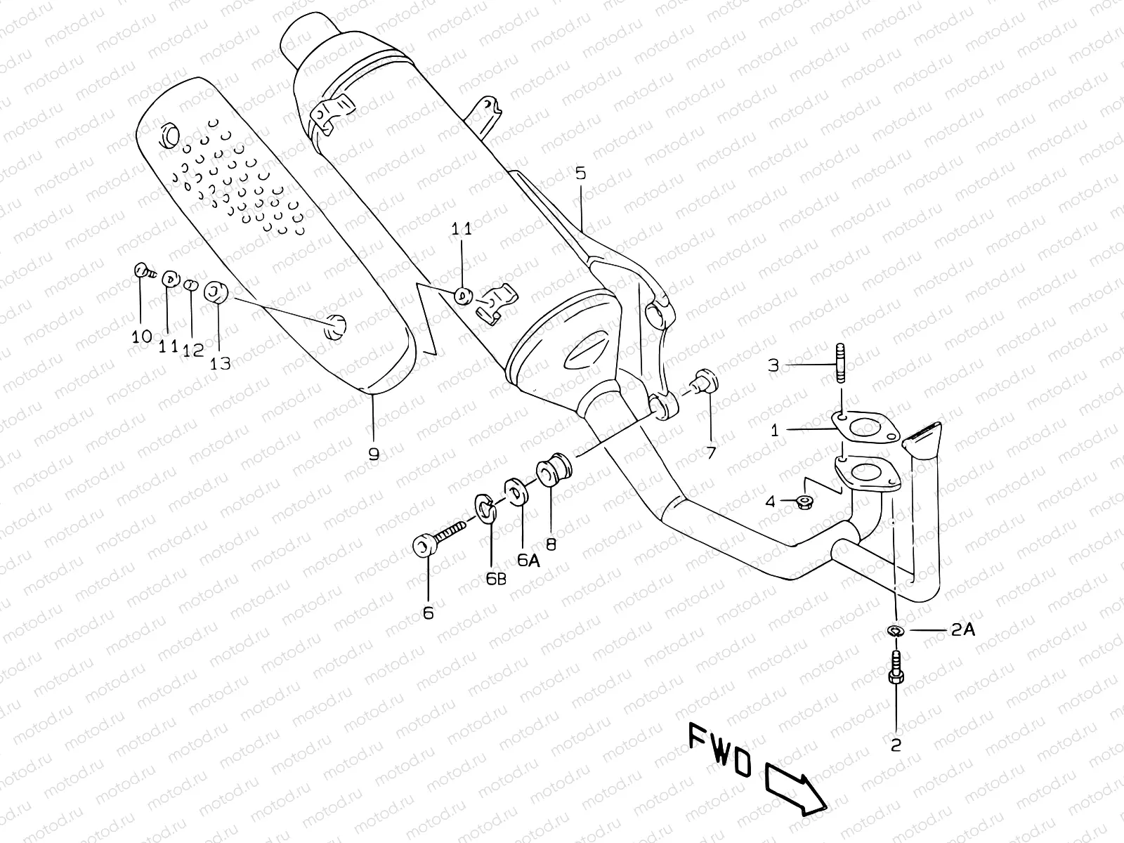 7C - MUFFLER (MODEL X/Y P26)