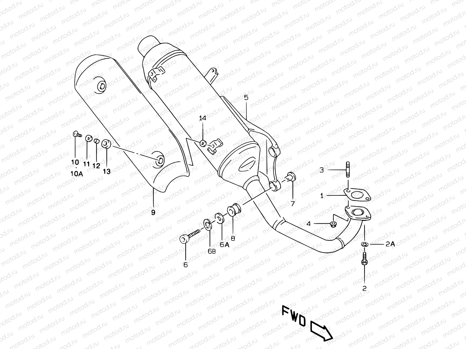 7F - MUFFLER (MODEL  K1 P26)