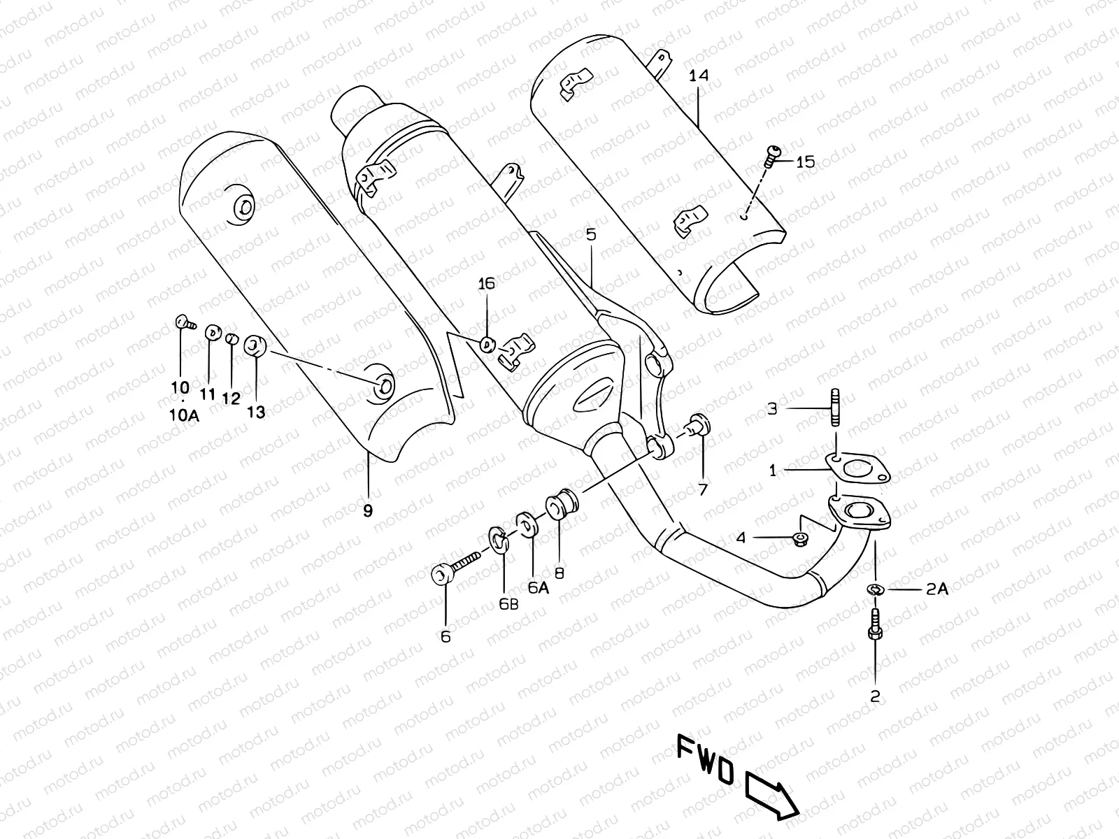 7G - MUFFLER (MODEL AY50 K1 P39)