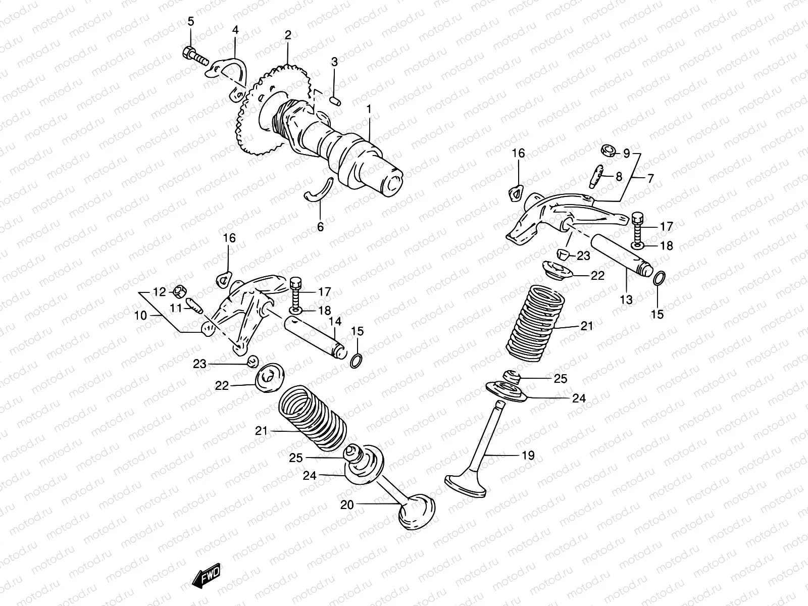8 - CAM SHAFT - VALVE