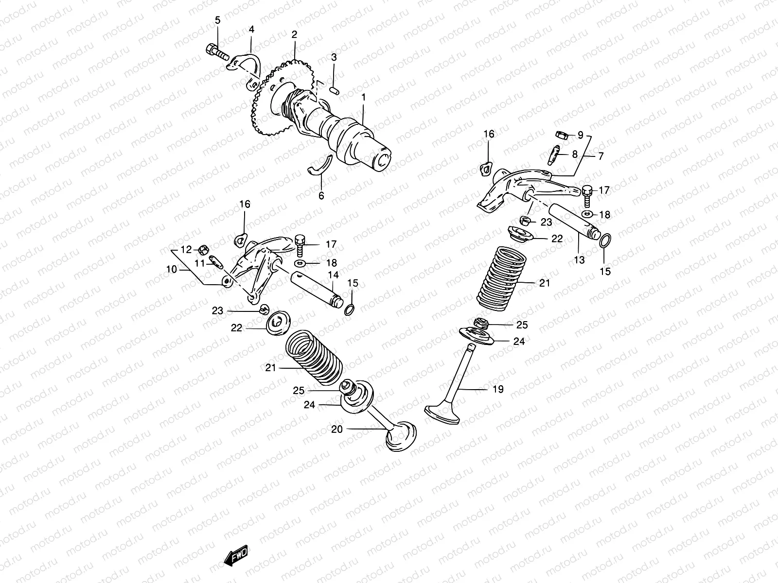 8 - CAM SHAFT - VALVE