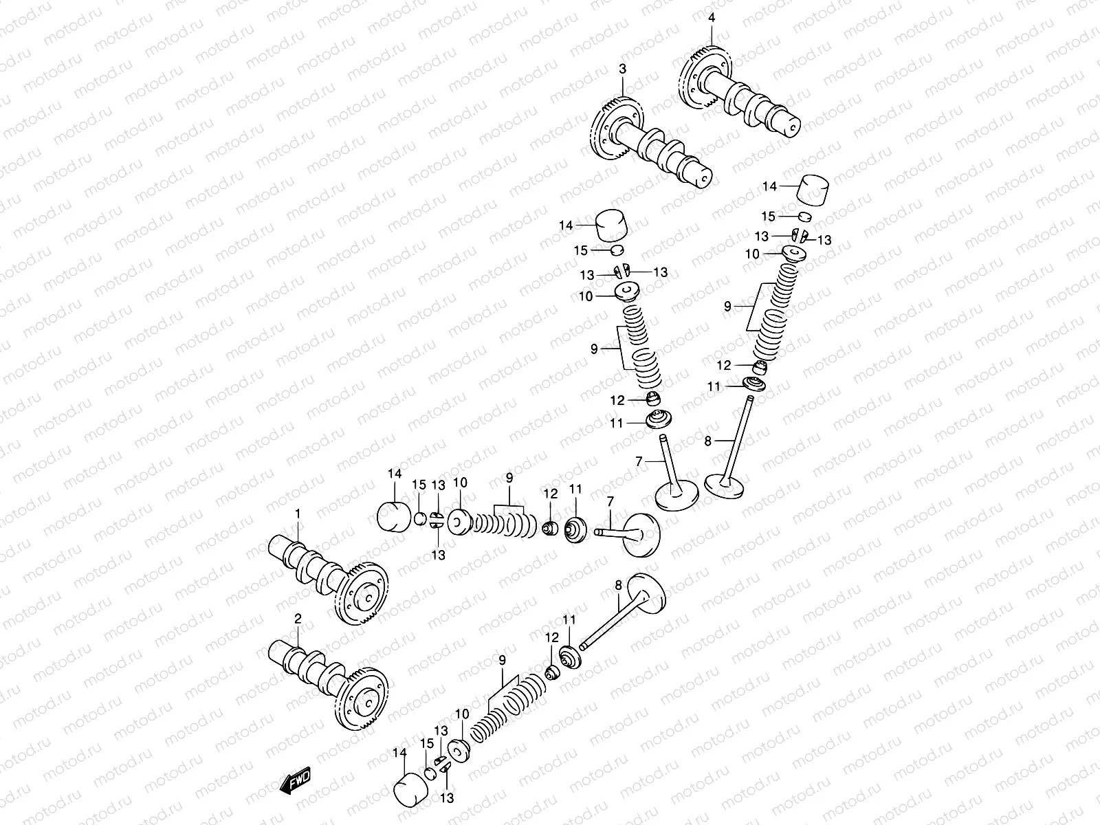 8 - CAM SHAFT / VALVE