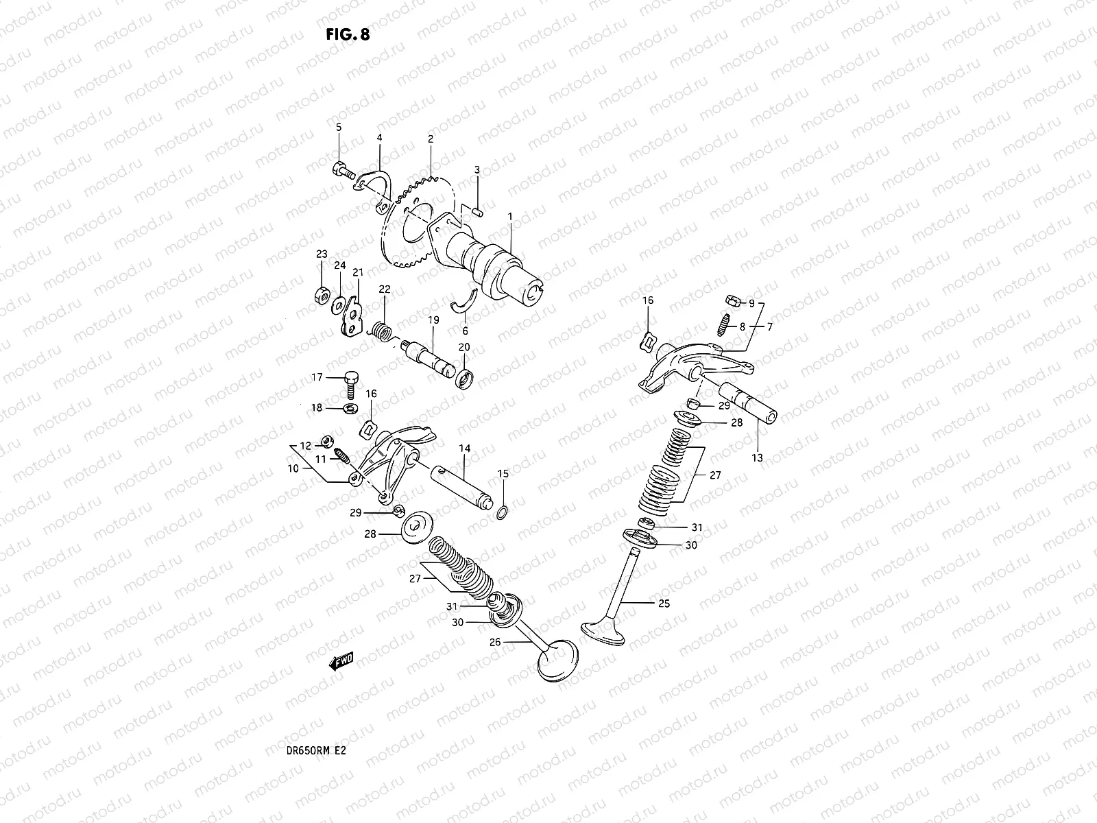 8 - CAM SHAFT - VALVE
