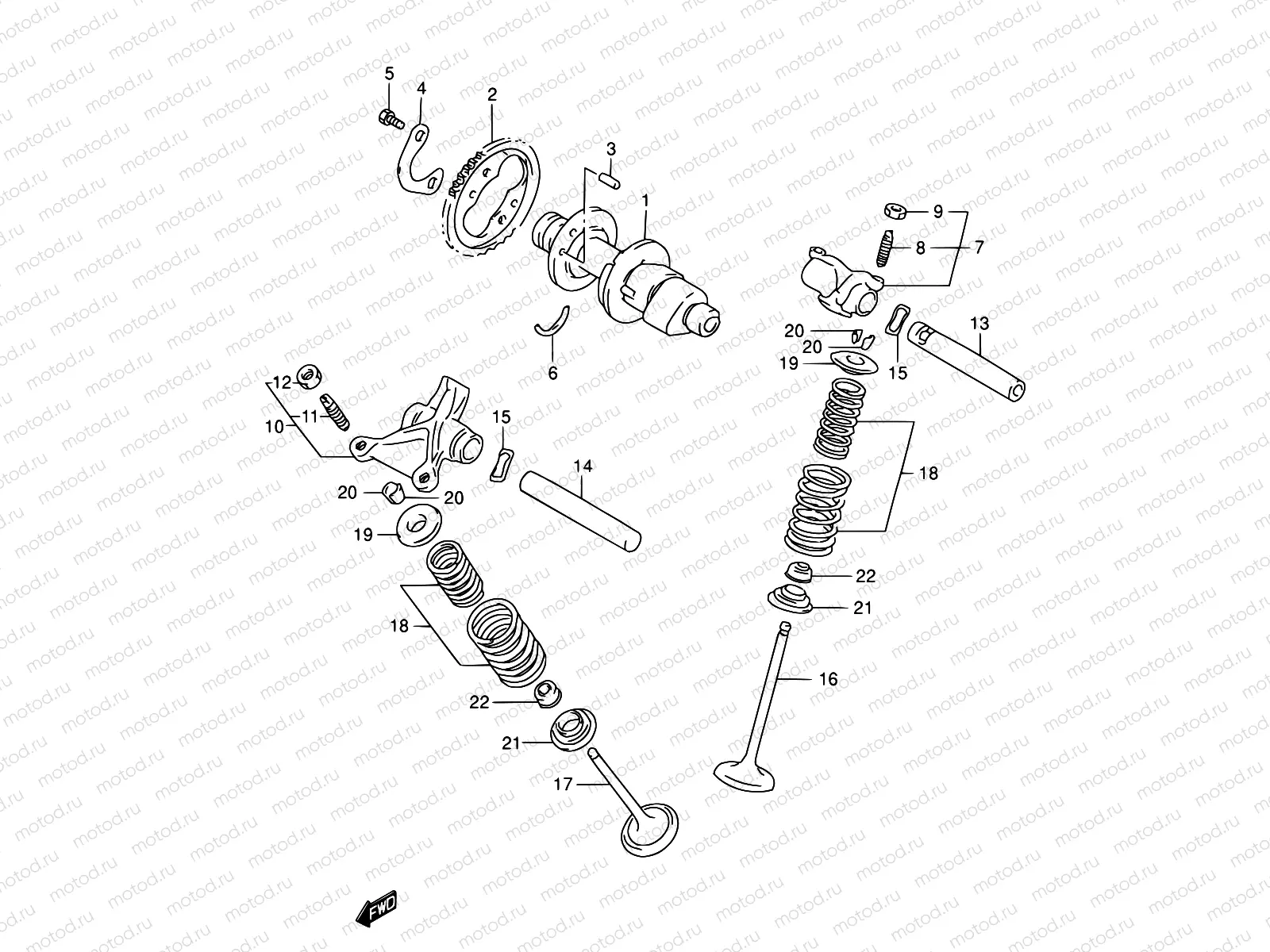 8 - CAM SHAFT - VALVE