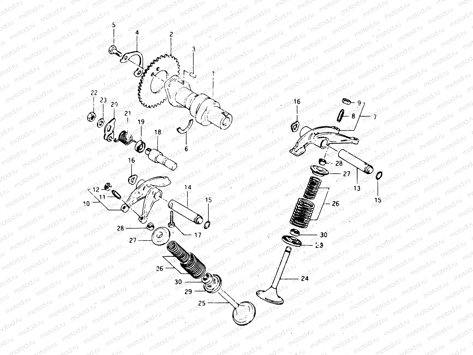 8 - CAM SHAFT - VALVE