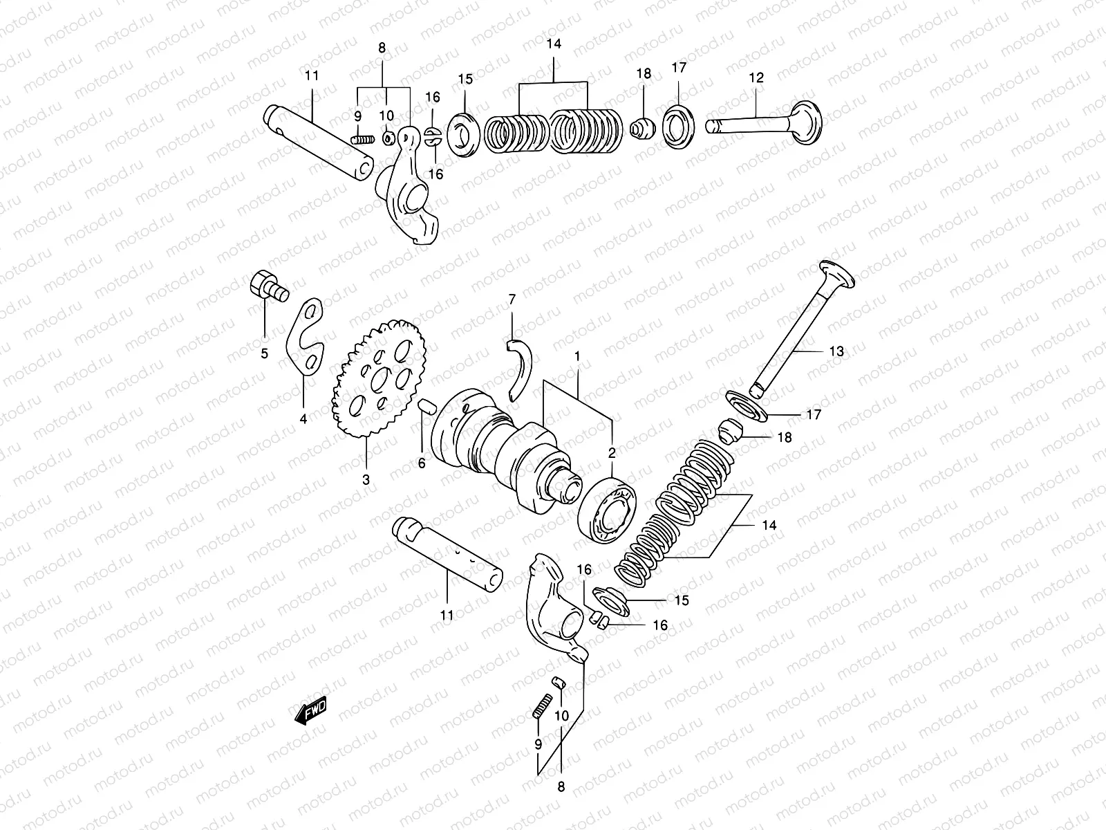 8 - CAM SHAFT/VALVE