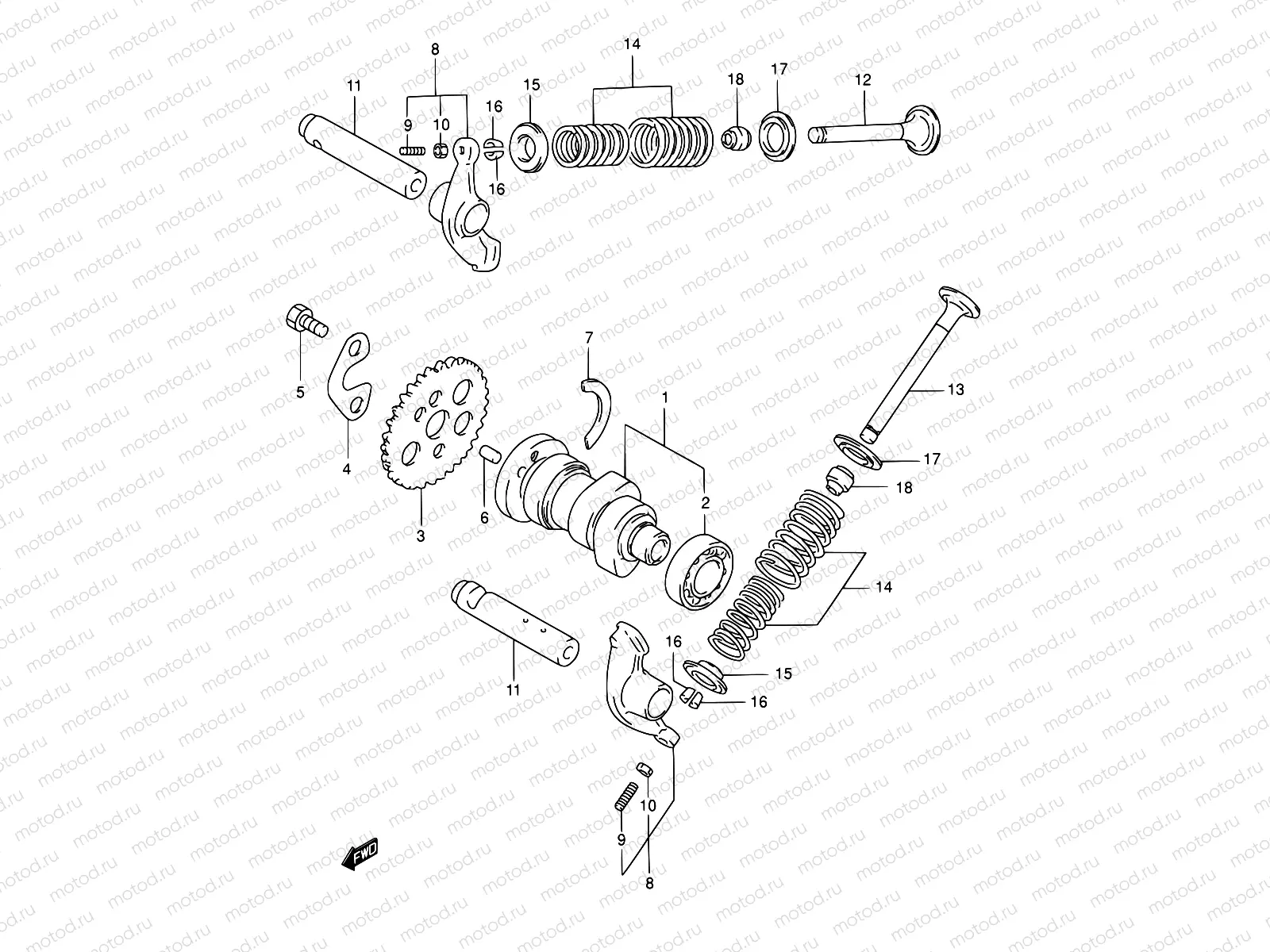 8 - CAM SHAFT/VALVE