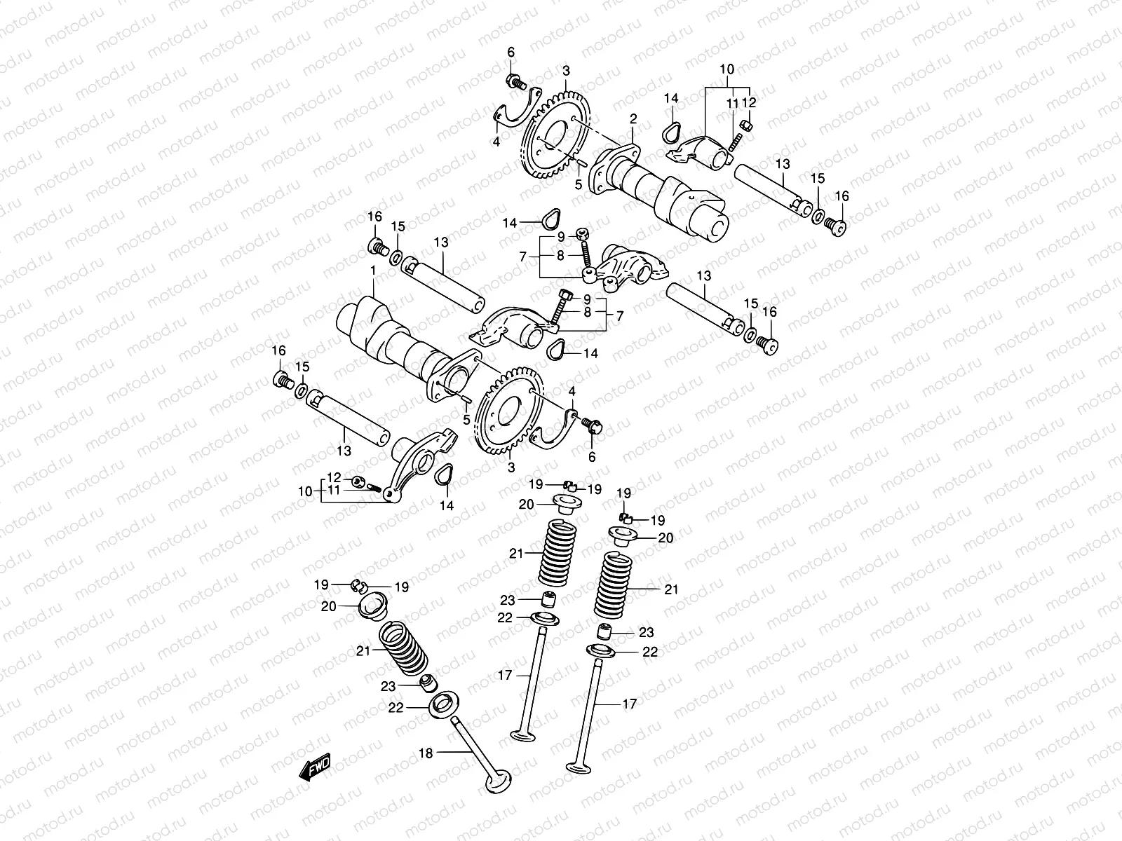 8 - CAMSHAFT - VALVE
