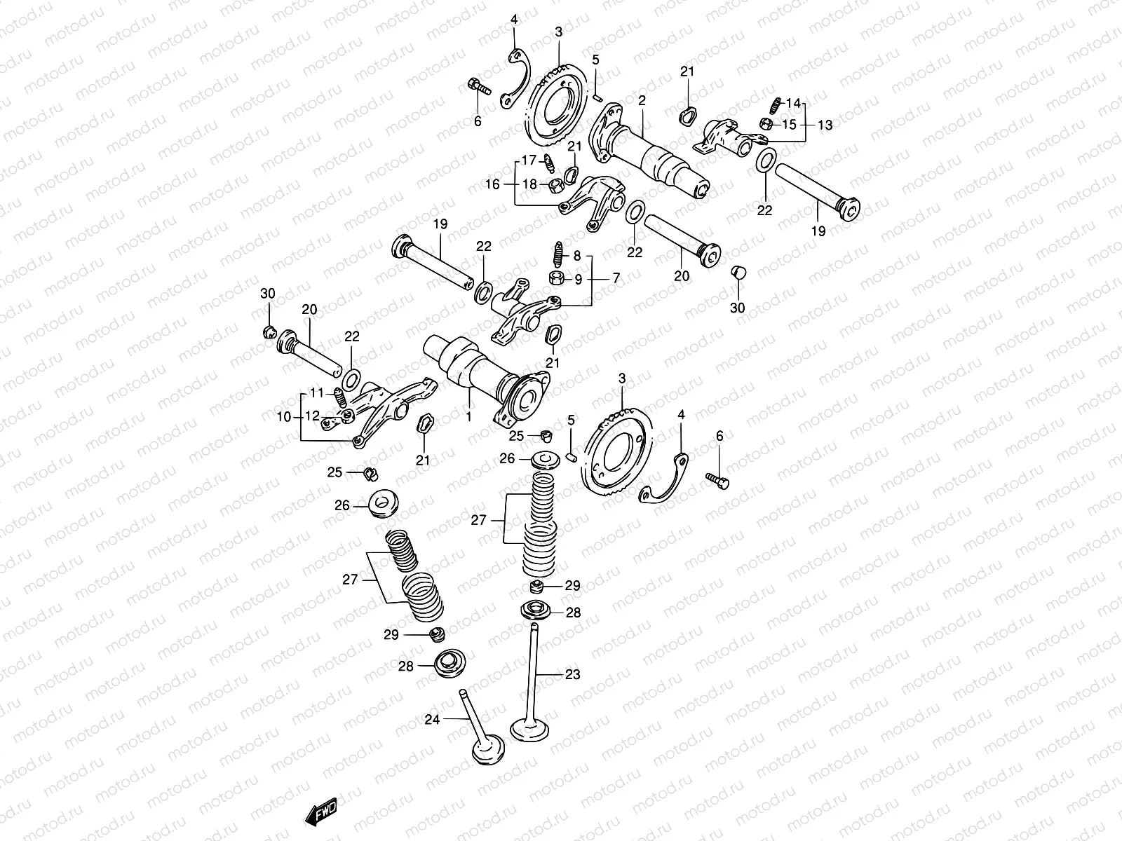 8 - CAMSHAFT - VALVE