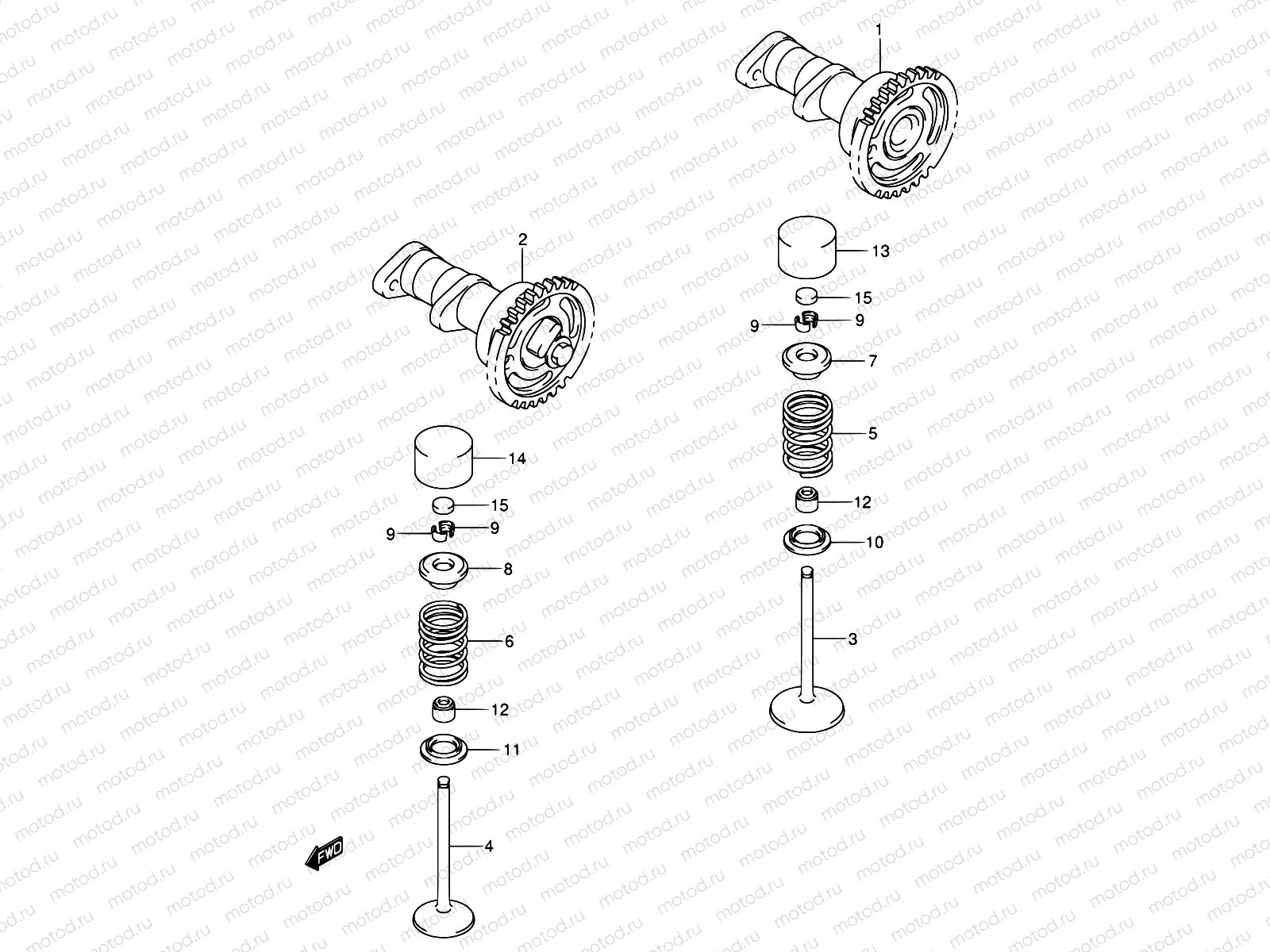 8 - CAMSHAFT - VALVE