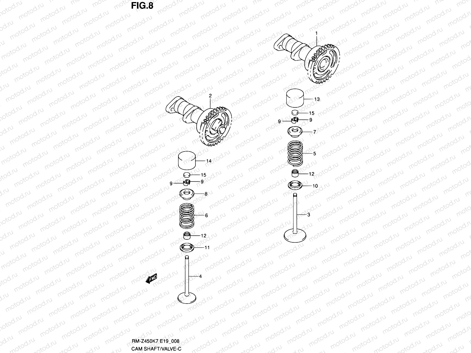 8 - CAMSHAFT - VALVE