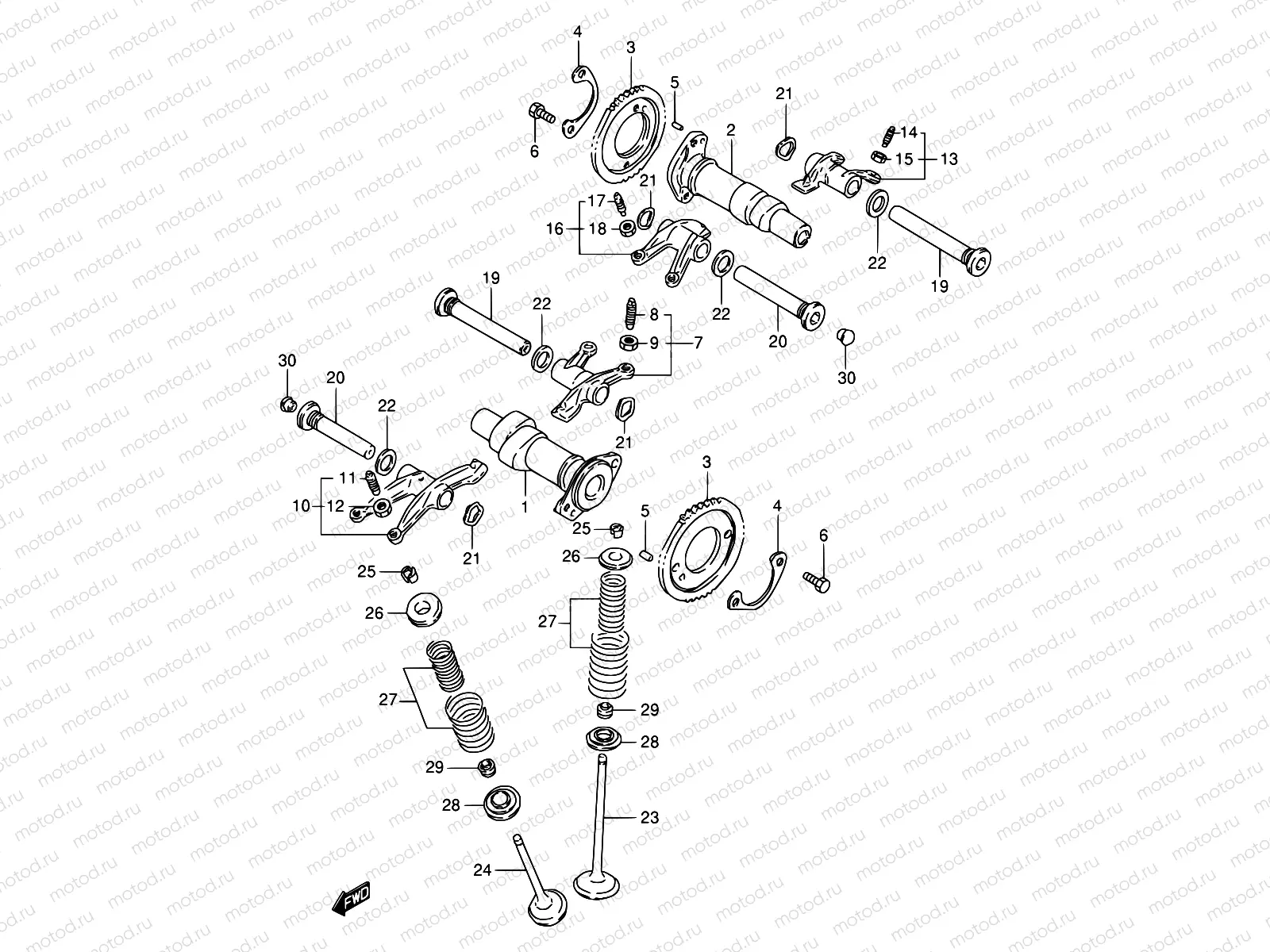 8 - CAMSHAFT - VALVE