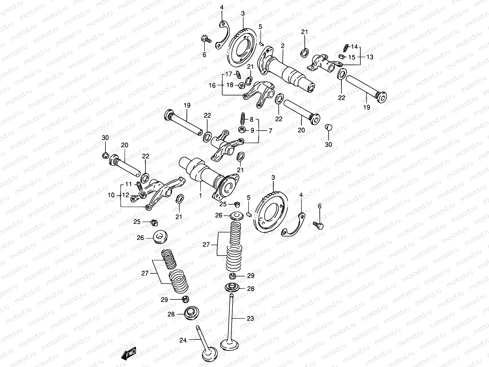8 - CAMSHAFT - VALVE