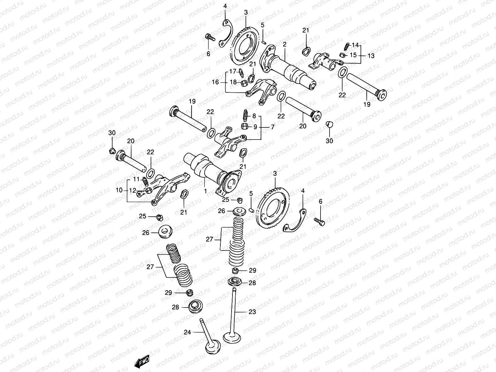 8 - CAMSHAFT - VALVE