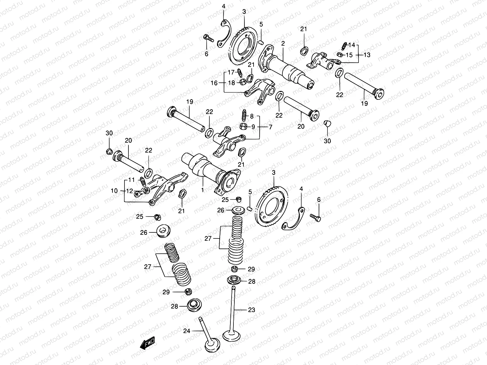 8 - CAMSHAFT - VALVE