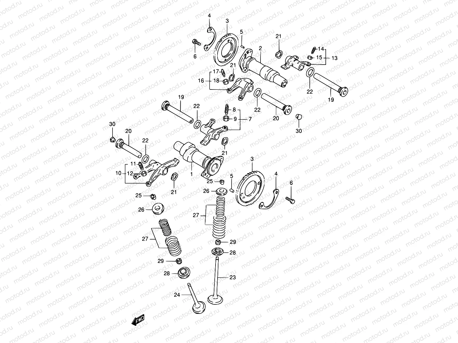 8 - CAMSHAFT - VALVE