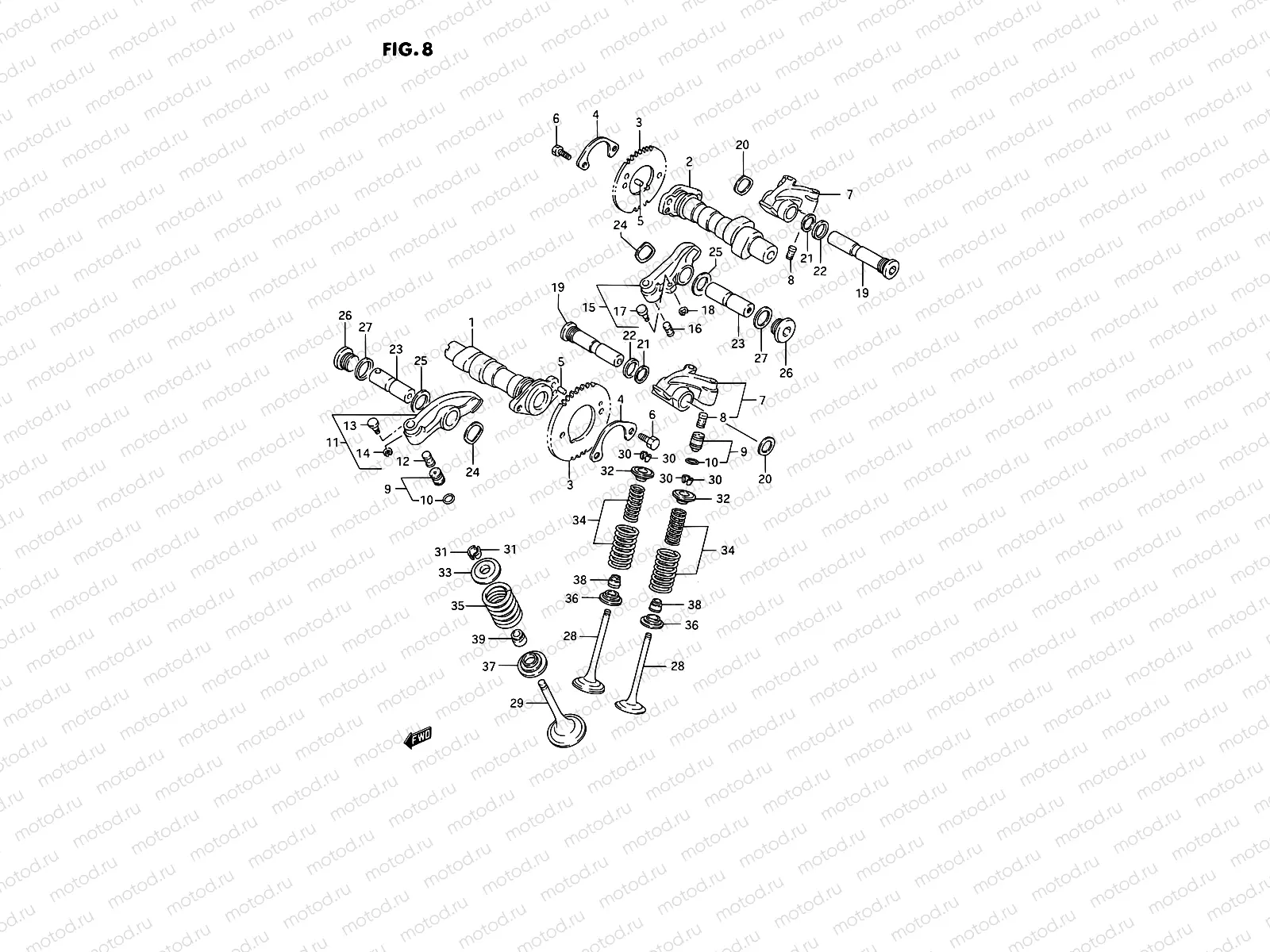 8 - CAMSHAFT - VALVE