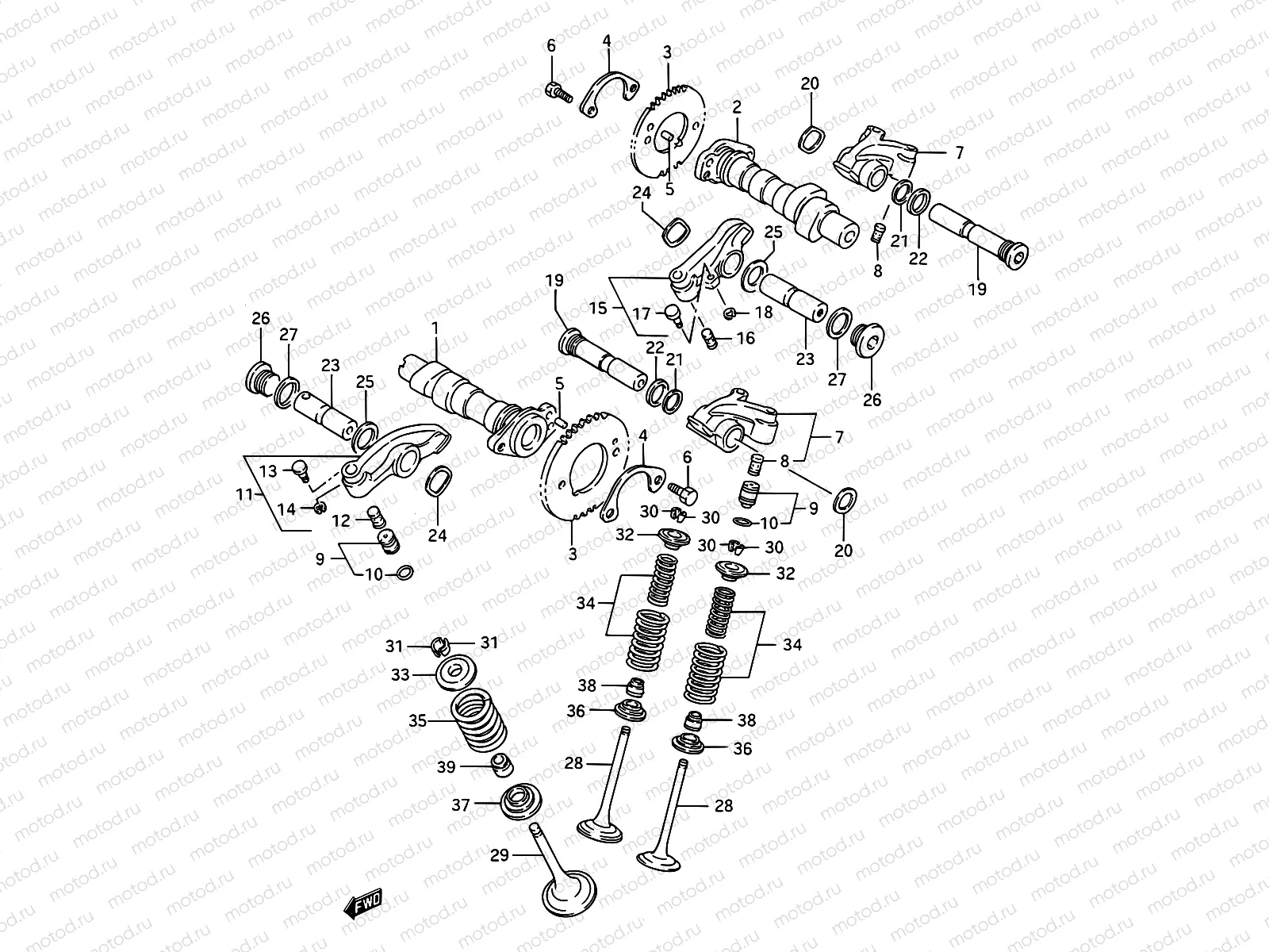 8 - CAMSHAFT - VALVE