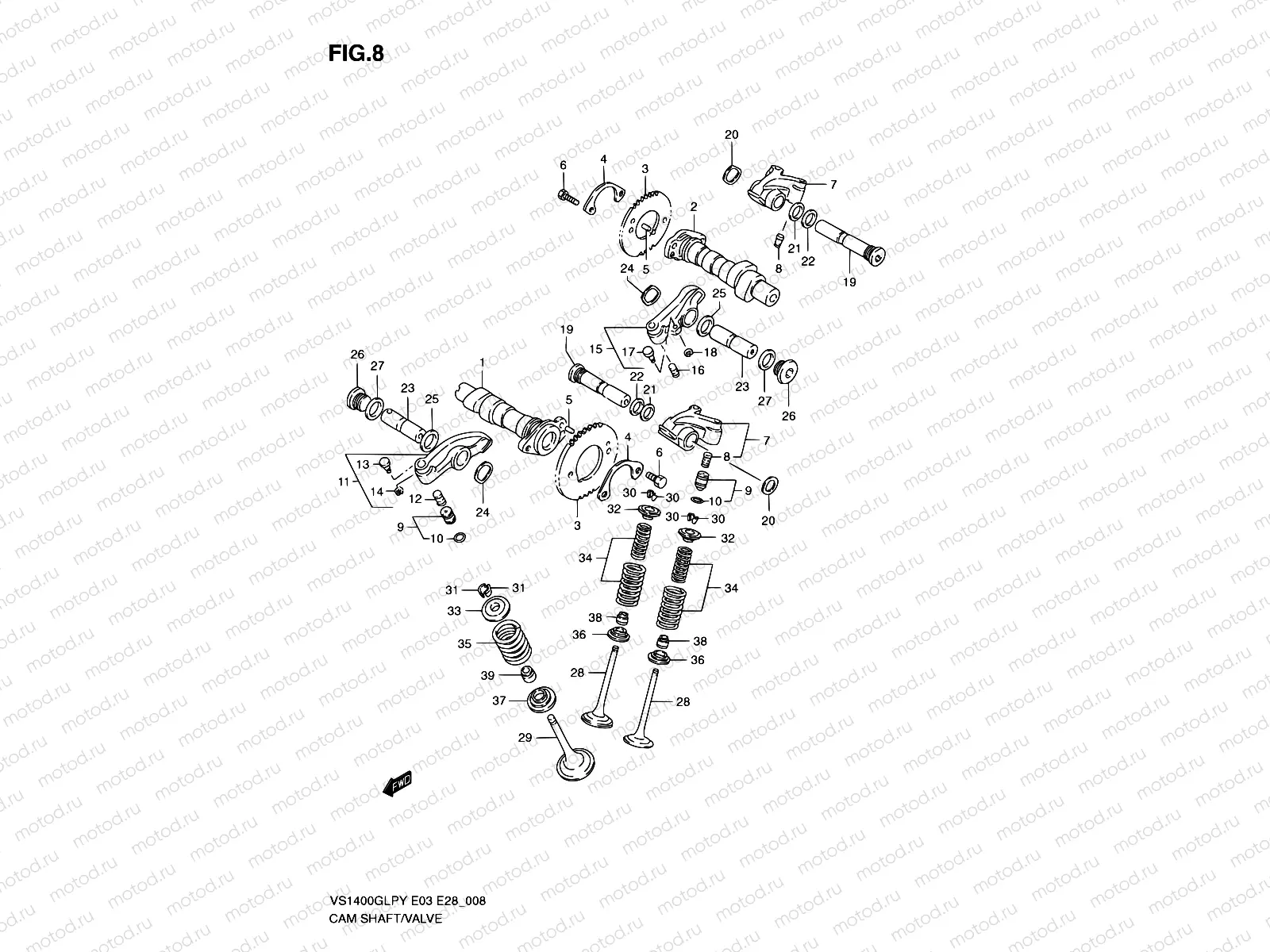 8 - CAMSHAFT - VALVE