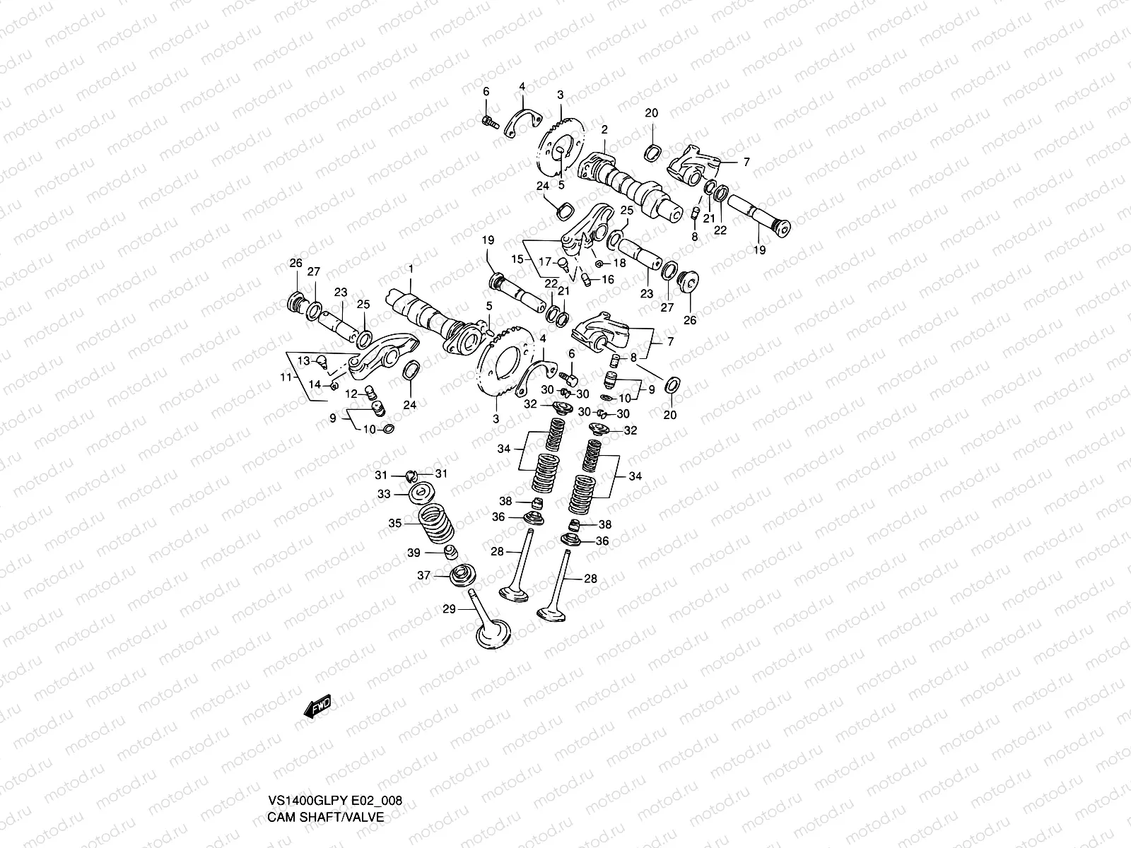 8 - CAMSHAFT - VALVE