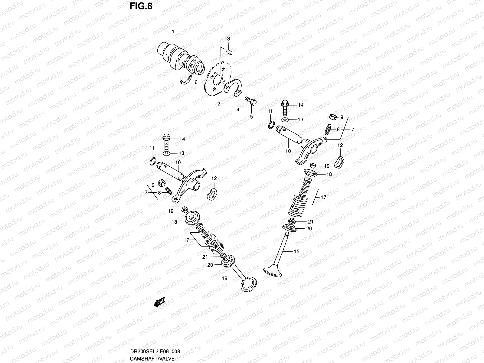 8 - CAMSHAFT/VALVE