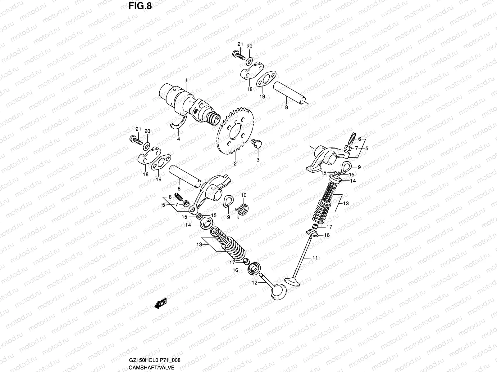 8 - CAMSHAFT/VALVE
