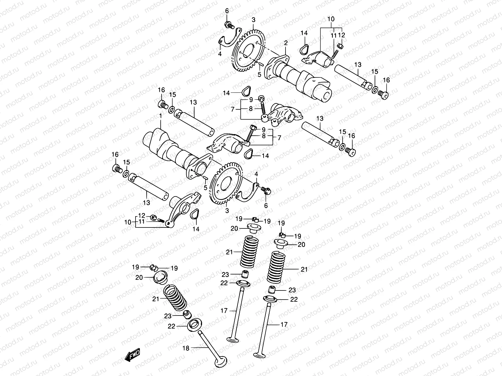 8 - CAMSHAFT/VALVE