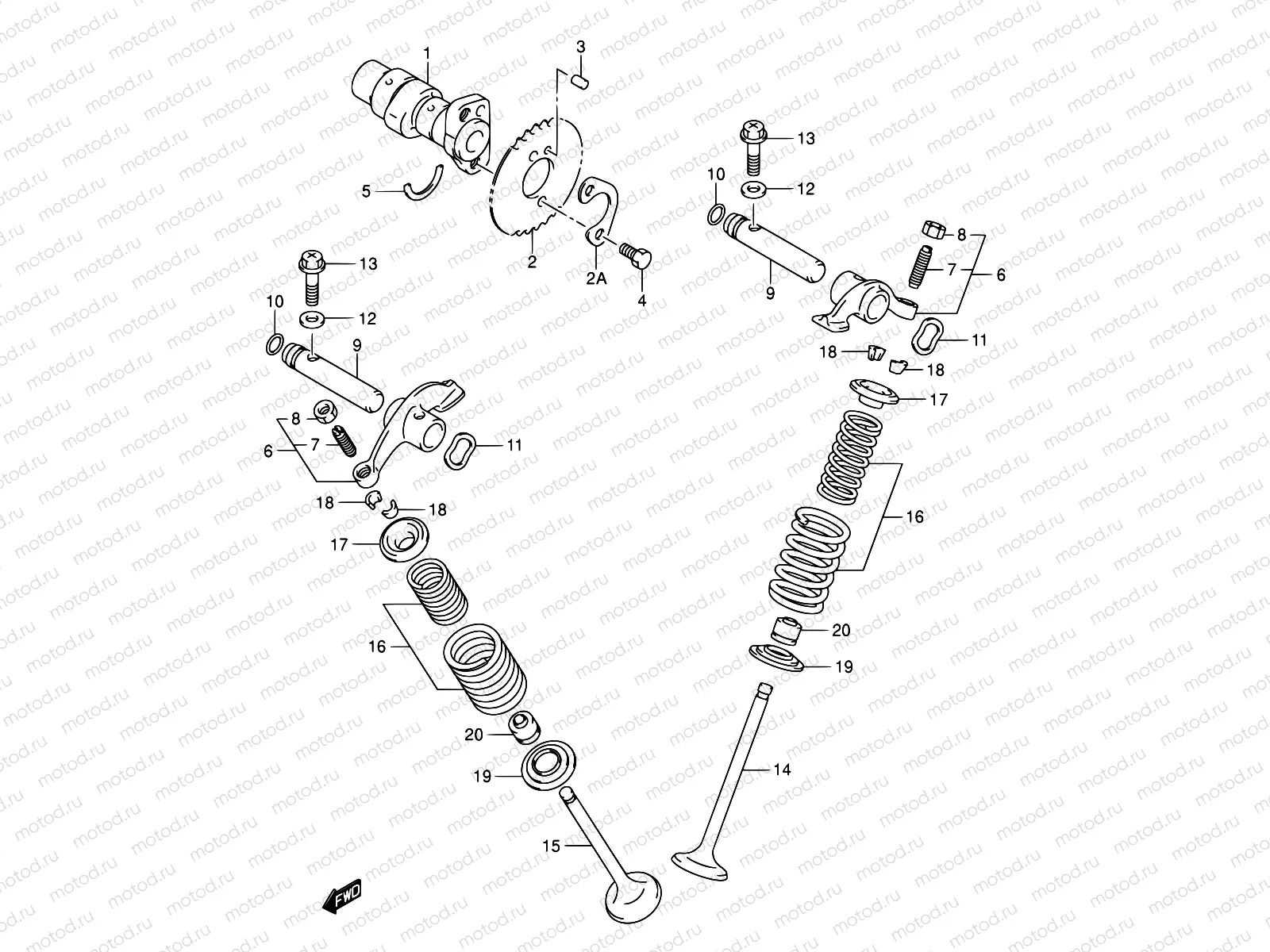 8 - CAMSHAFT/VALVE