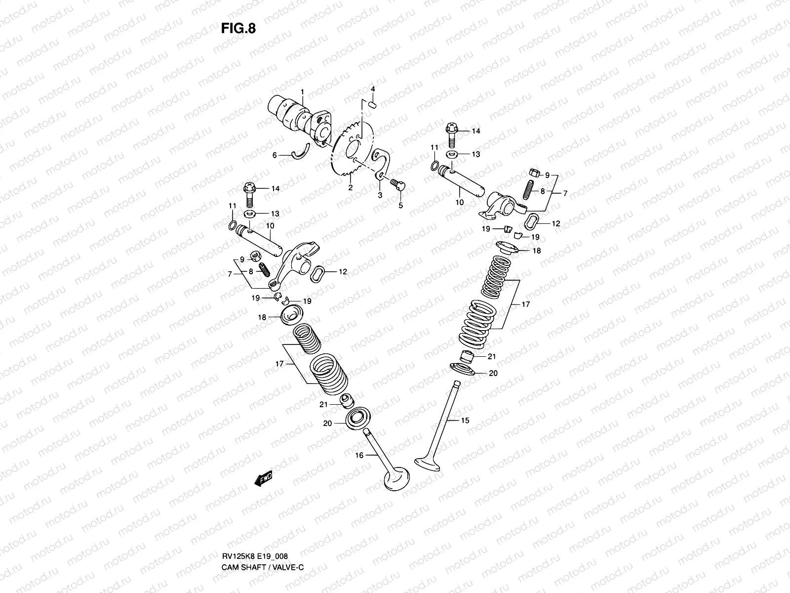 8 - CAMSHAFT/VALVE