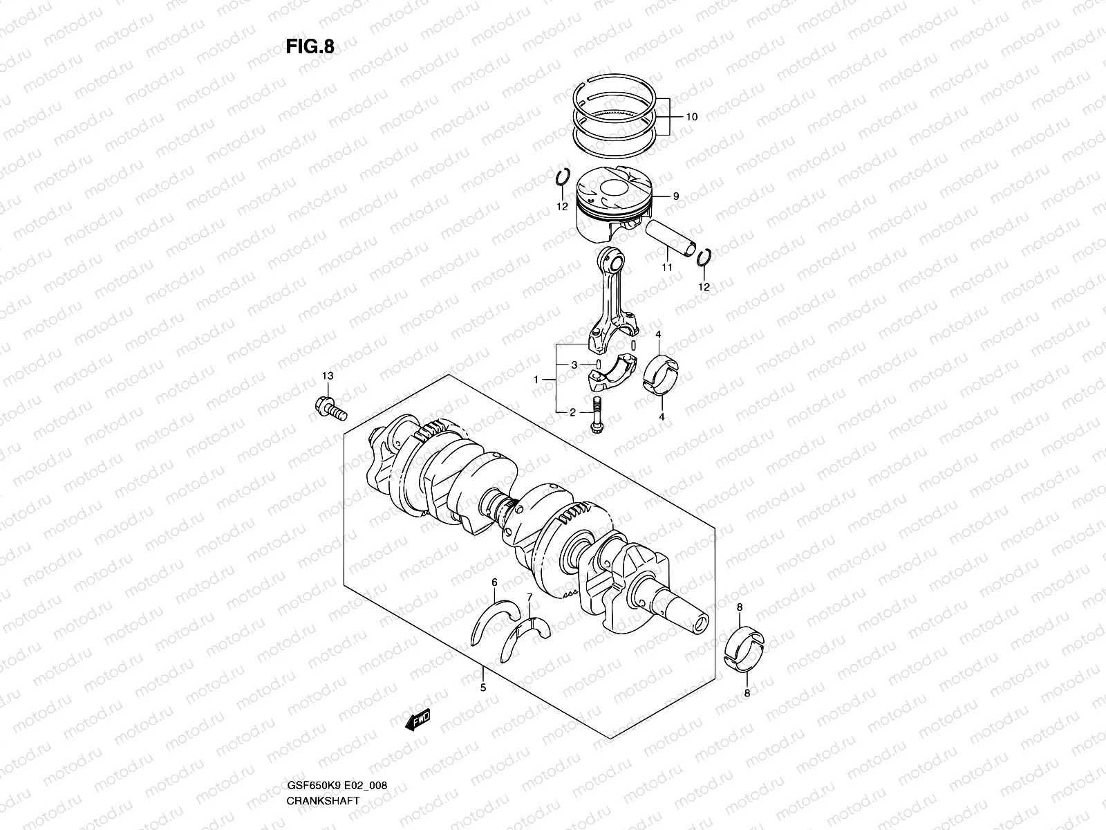 8 - CRANKSHAFT