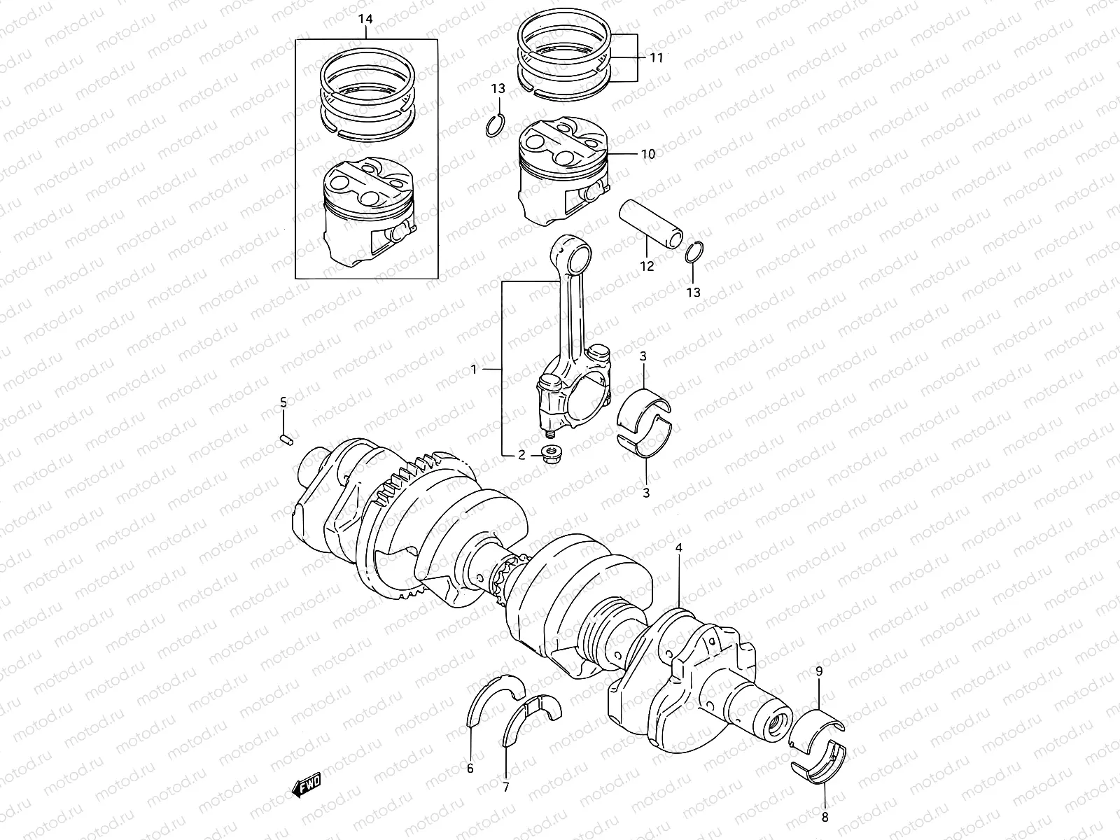 8 - CRANKSHAFT