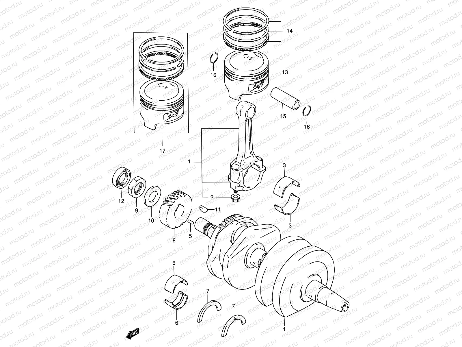 8 - CRANKSHAFT