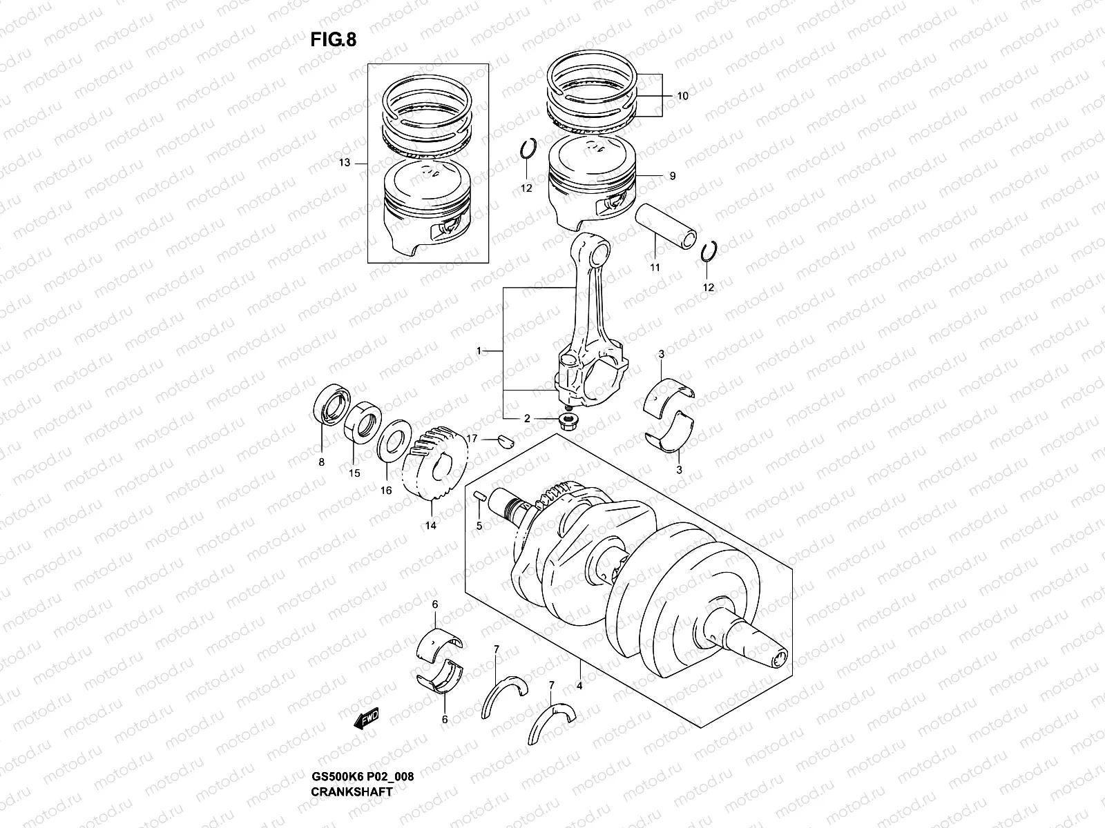 8 - CRANKSHAFT