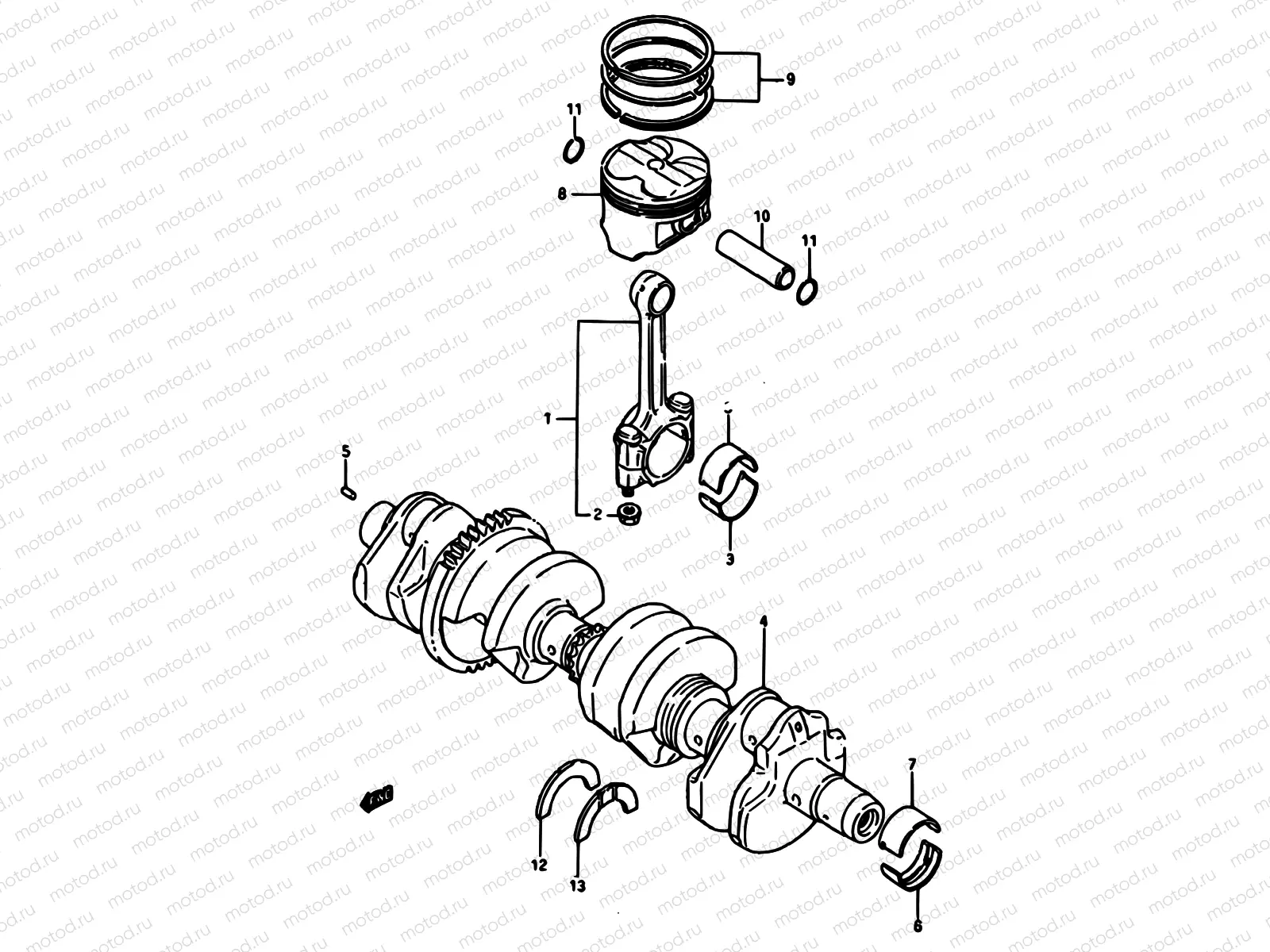 8 - CRANKSHAFT