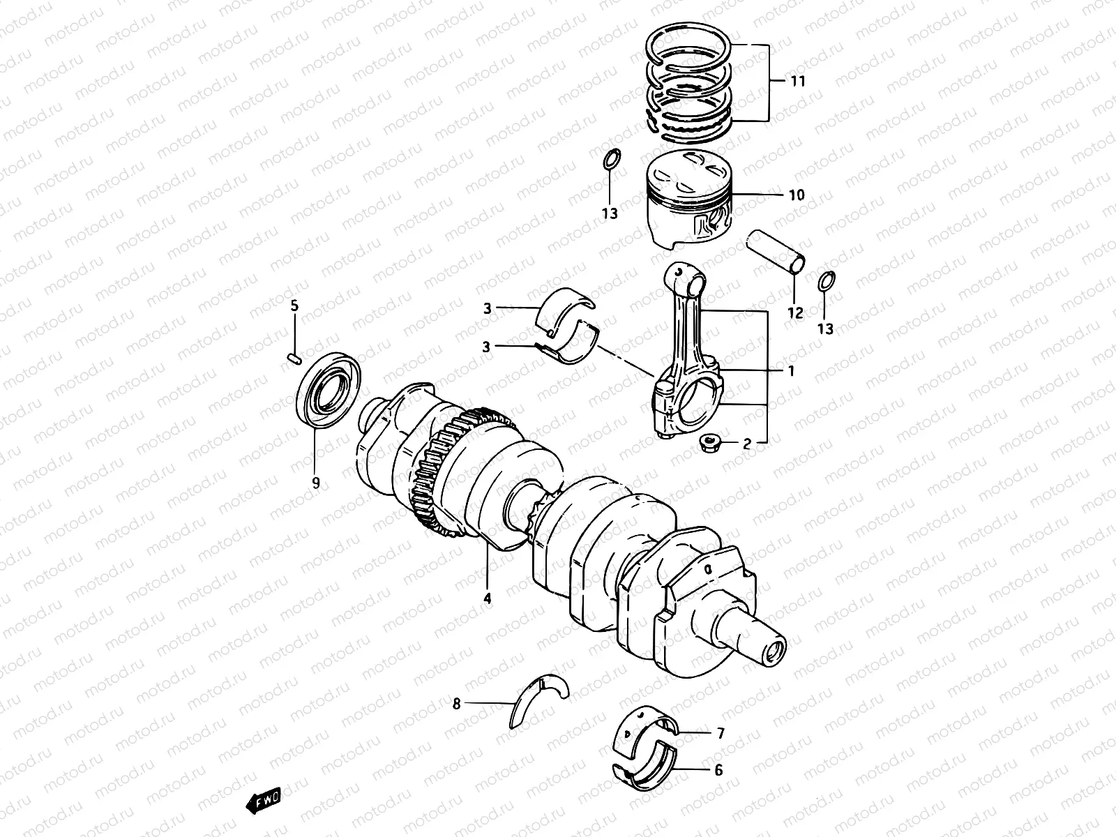 8 - CRANKSHAFT