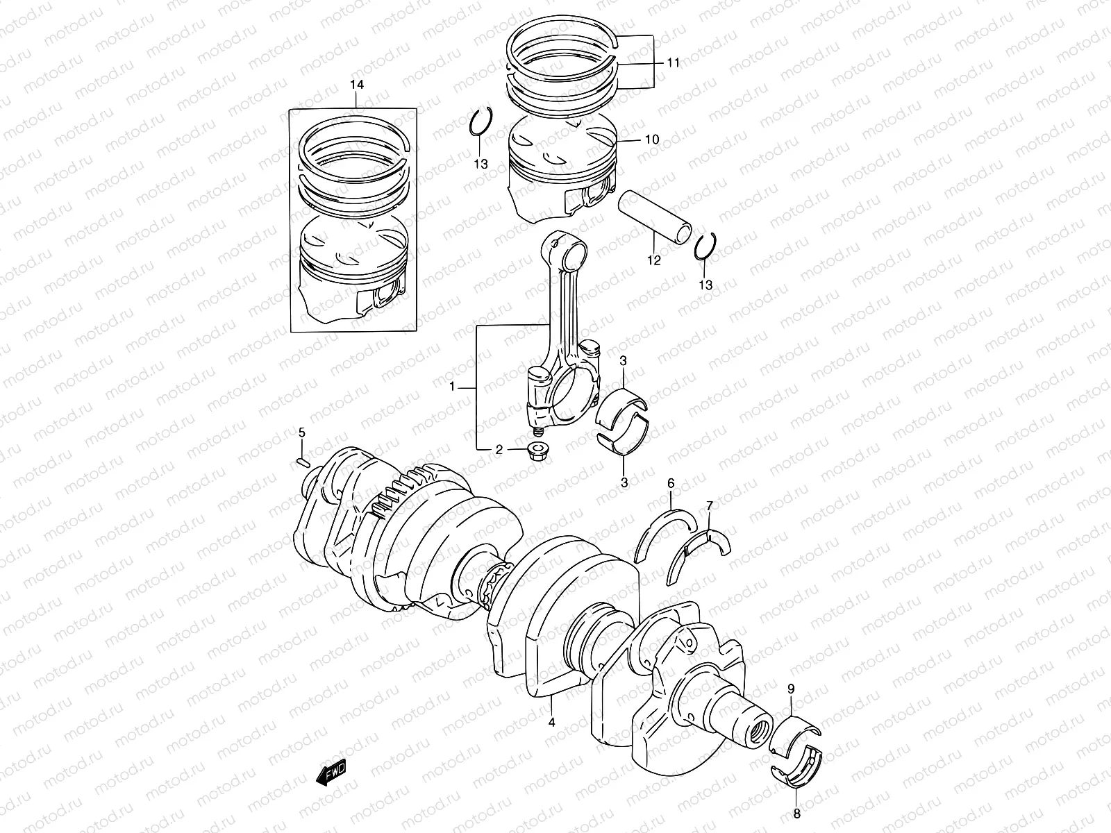 8 - CRANKSHAFT