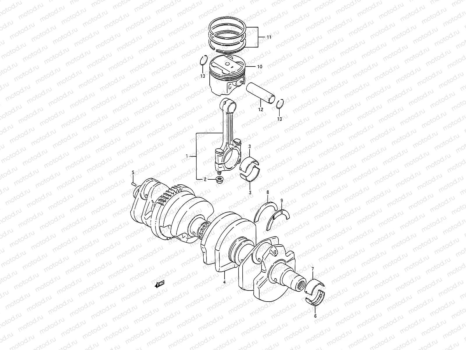 8 - CRANKSHAFT
