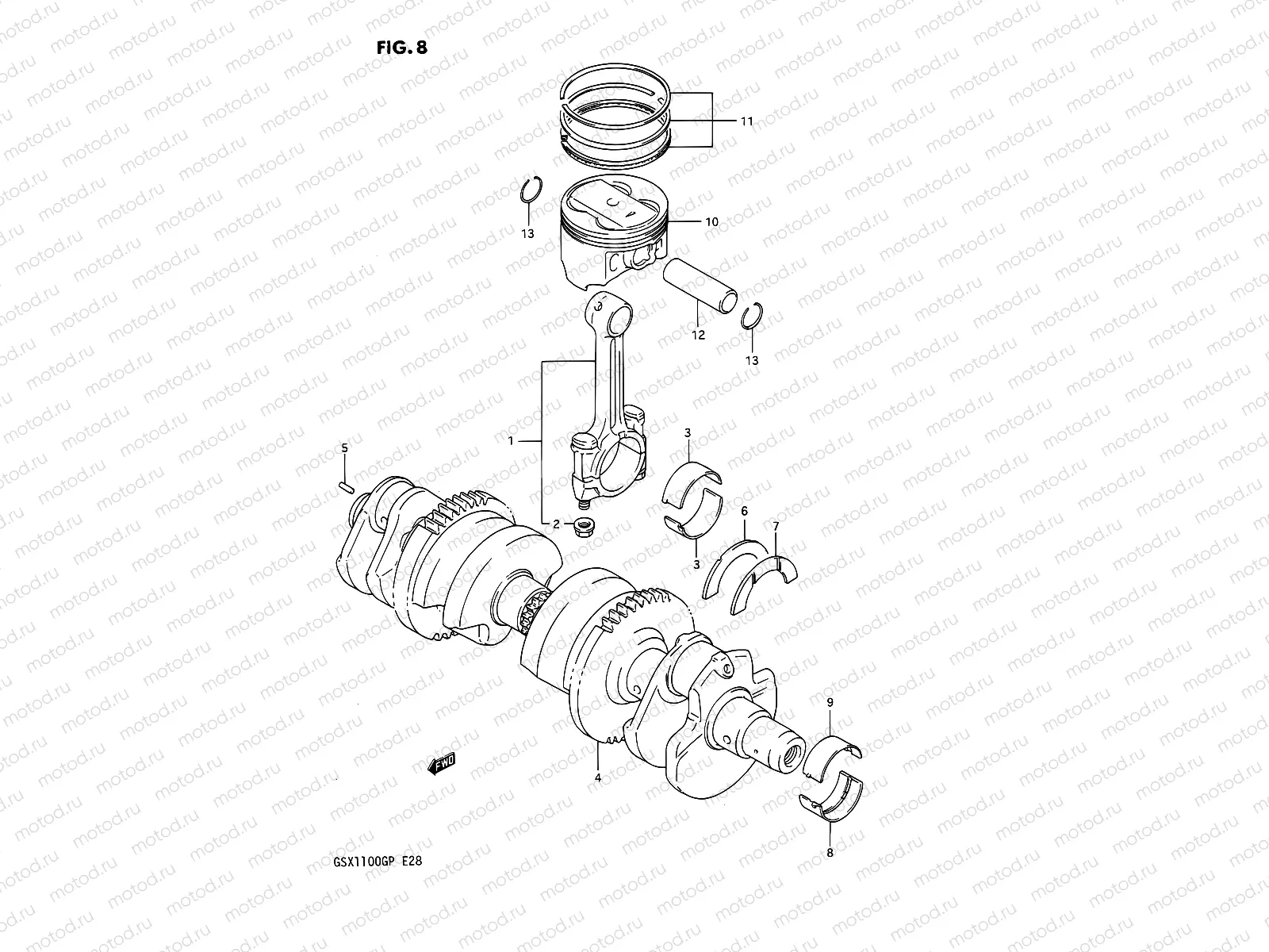 8 - CRANKSHAFT