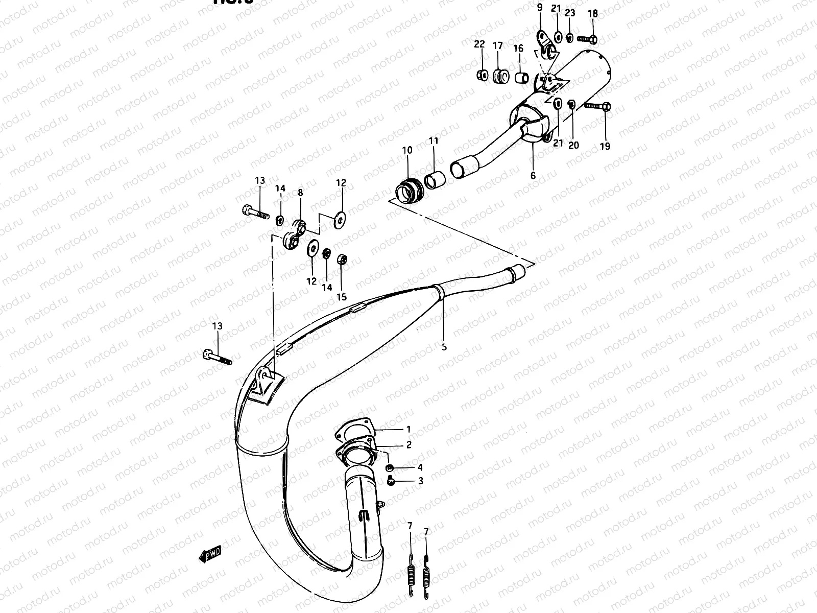 8 - MUFFLER (MODEL E)